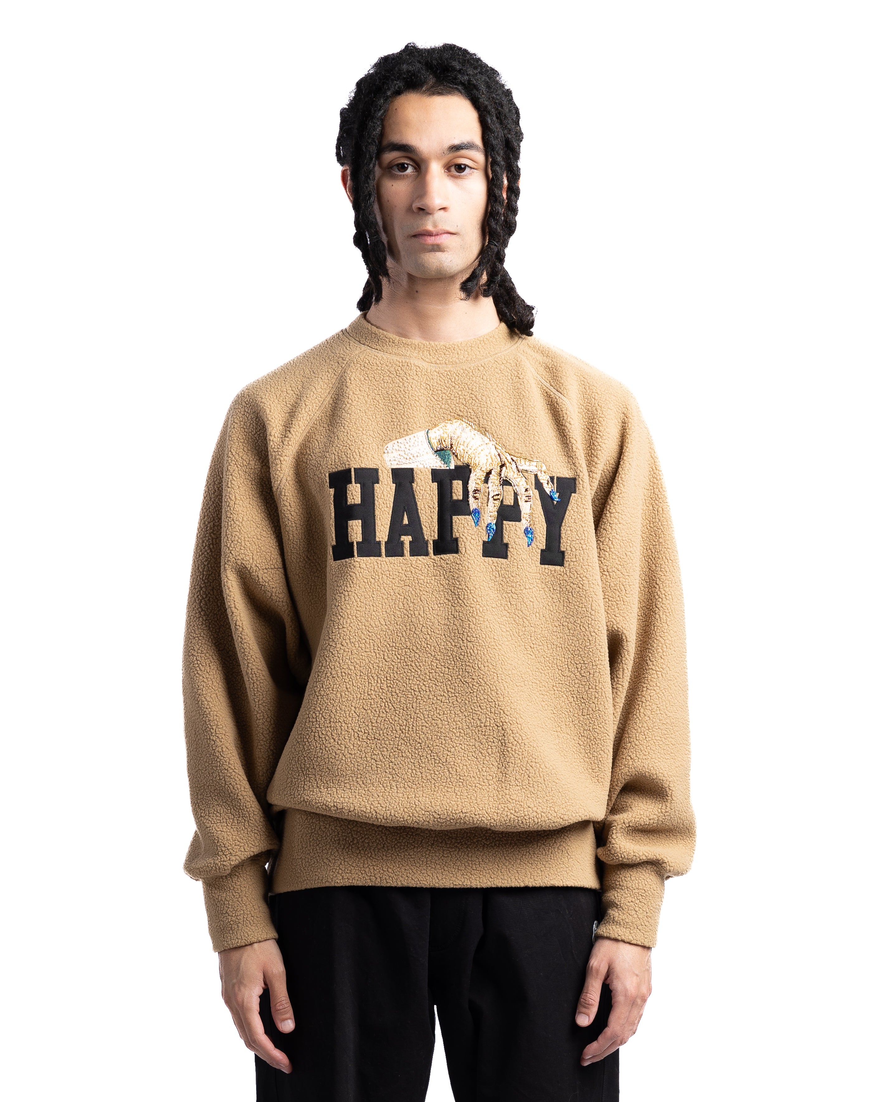 Undercover UC2C4808 Hand Happy Crewneck Beige – Cabinet Noir