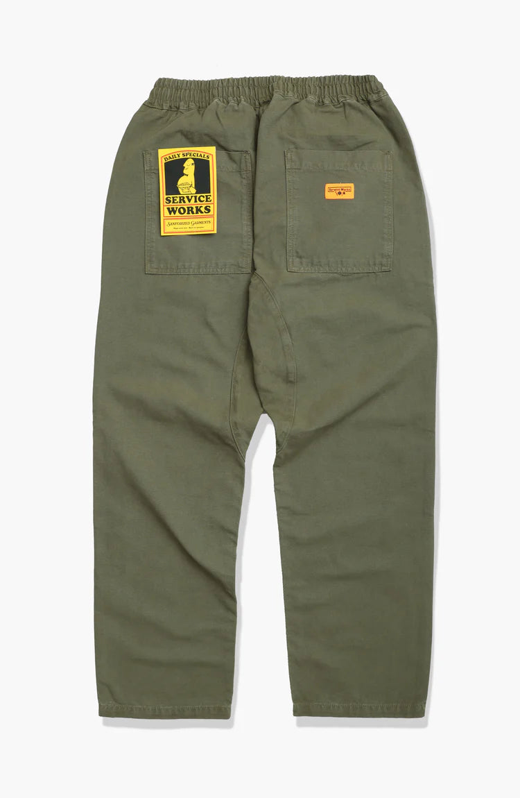 Service Works Canvas Chef Pants Olive