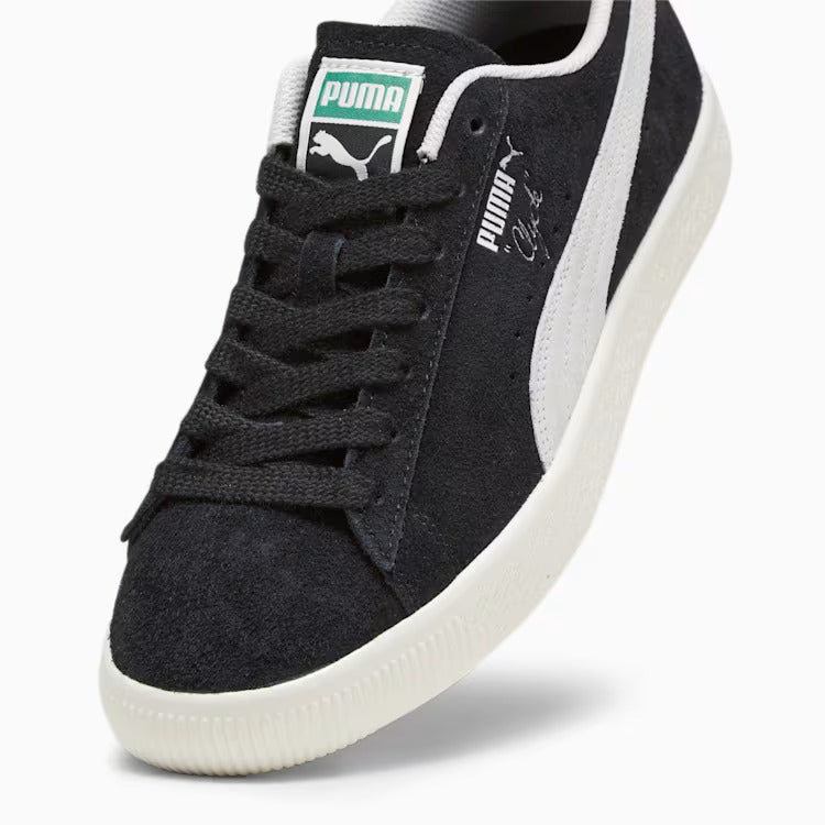 Puma Clyde Hairy Suede Black/Frosted Ivory