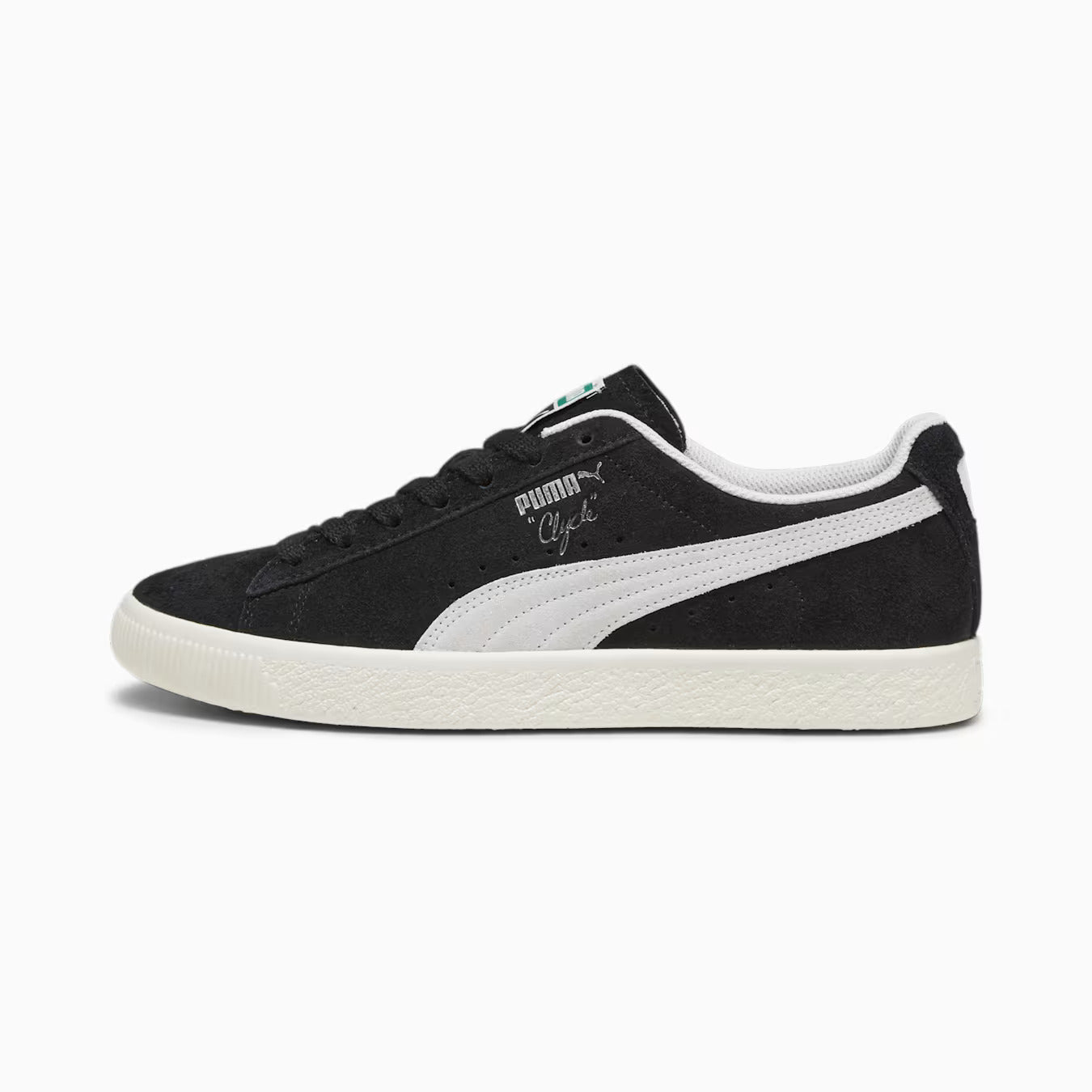 Puma Clyde Hairy Suede Black/Frosted Ivory