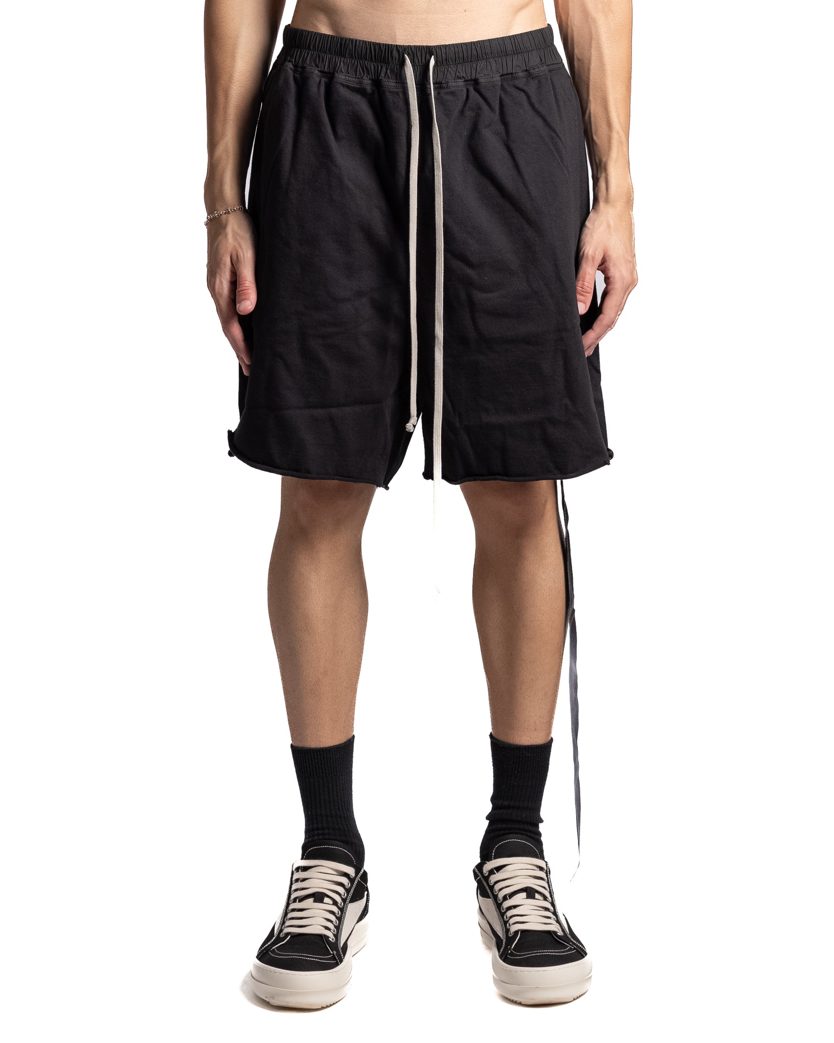 Rick Owens DRKSHDW Long Knit Boxer Shorts Black