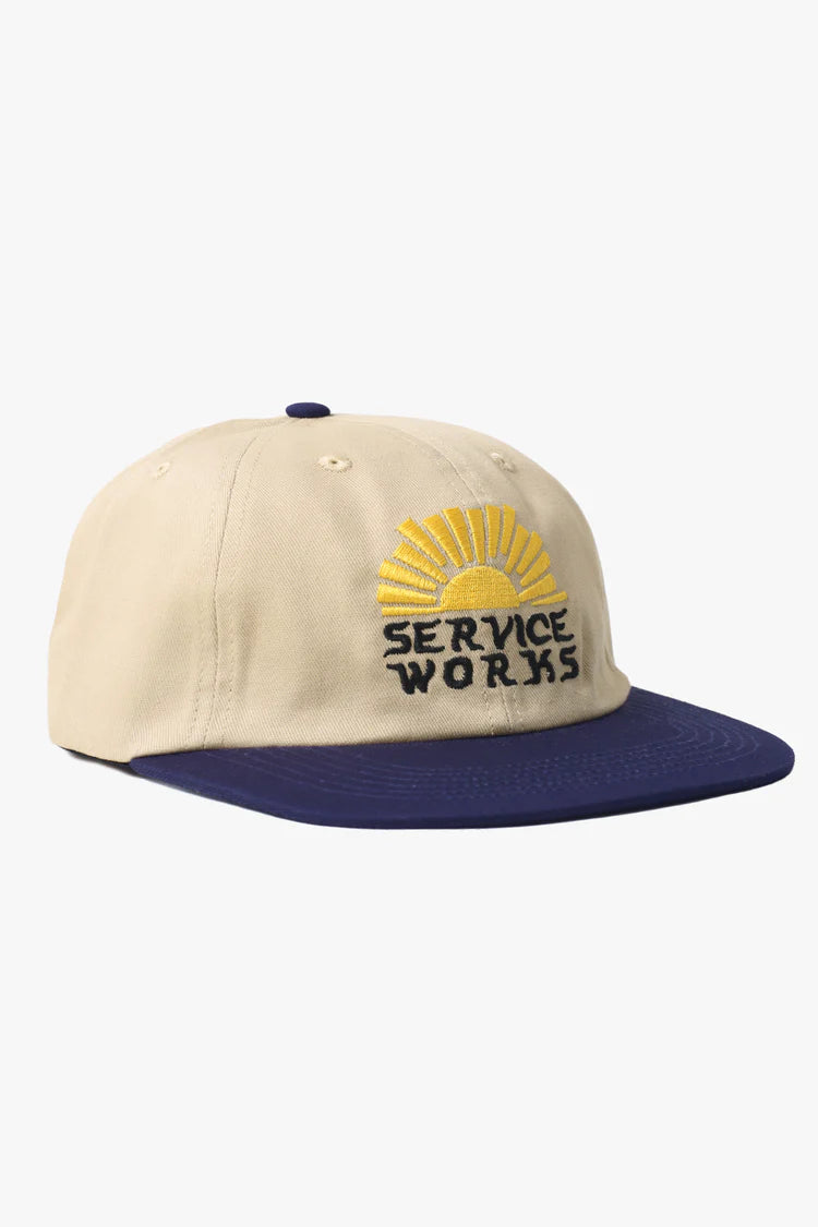 Service Works Sunny Side Up Cap Off White