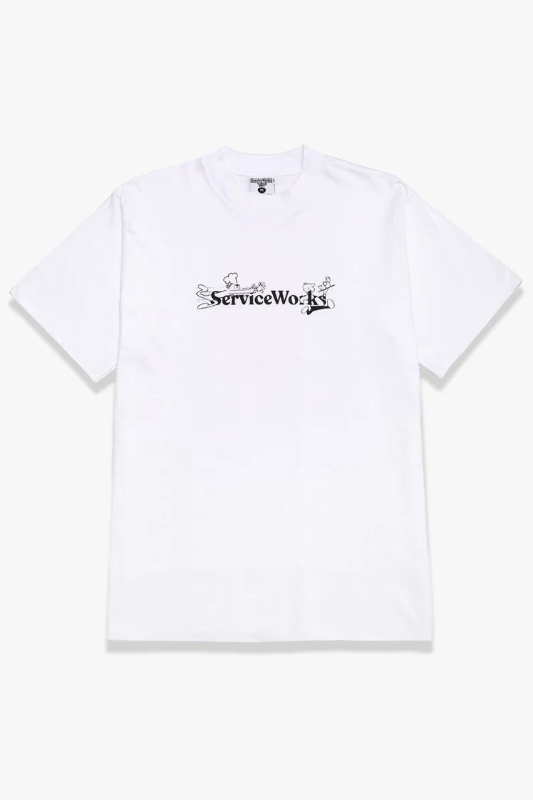 Service Works Chase Tee White