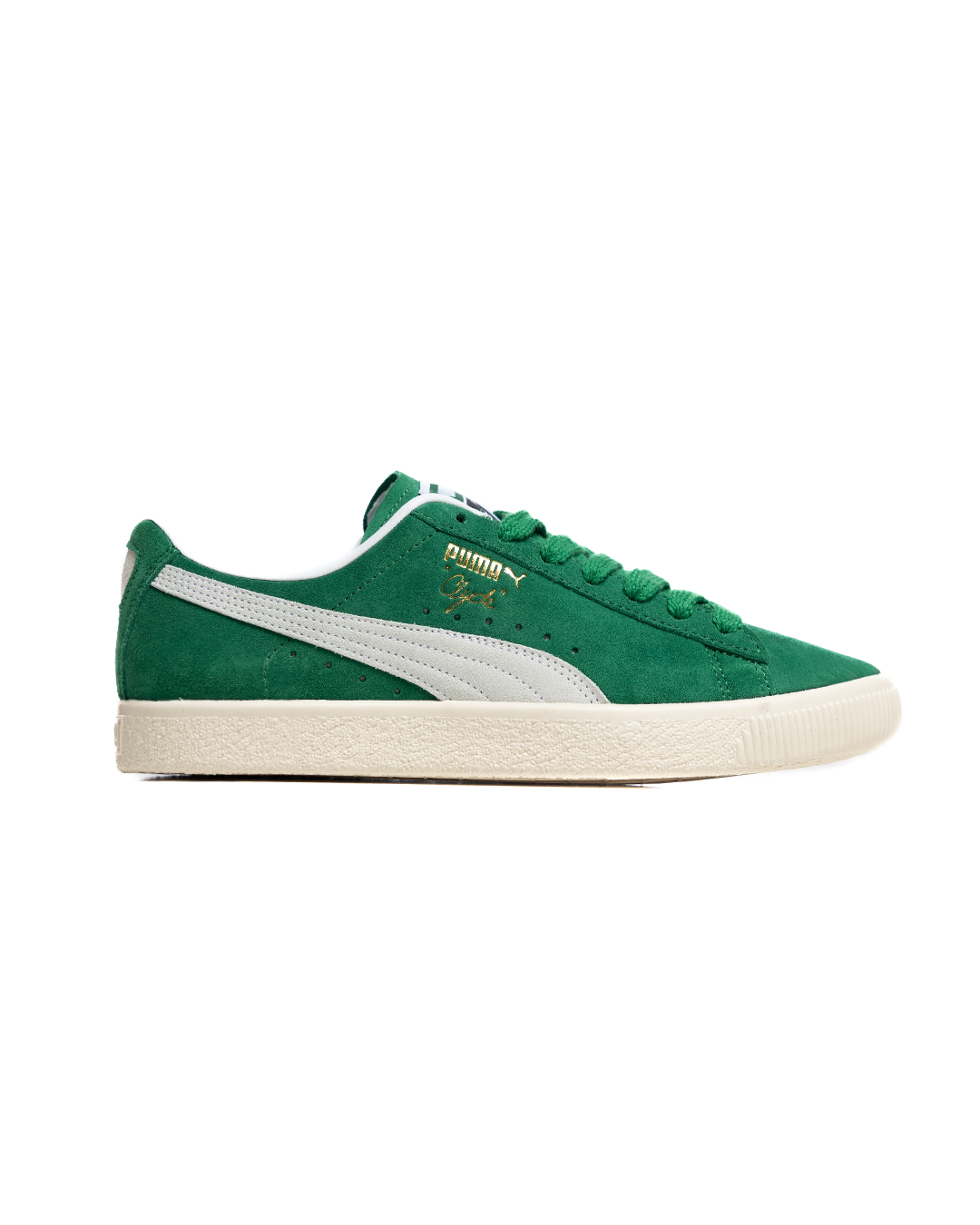 Puma Clyde OG Green White Pristine Cabinet Noir