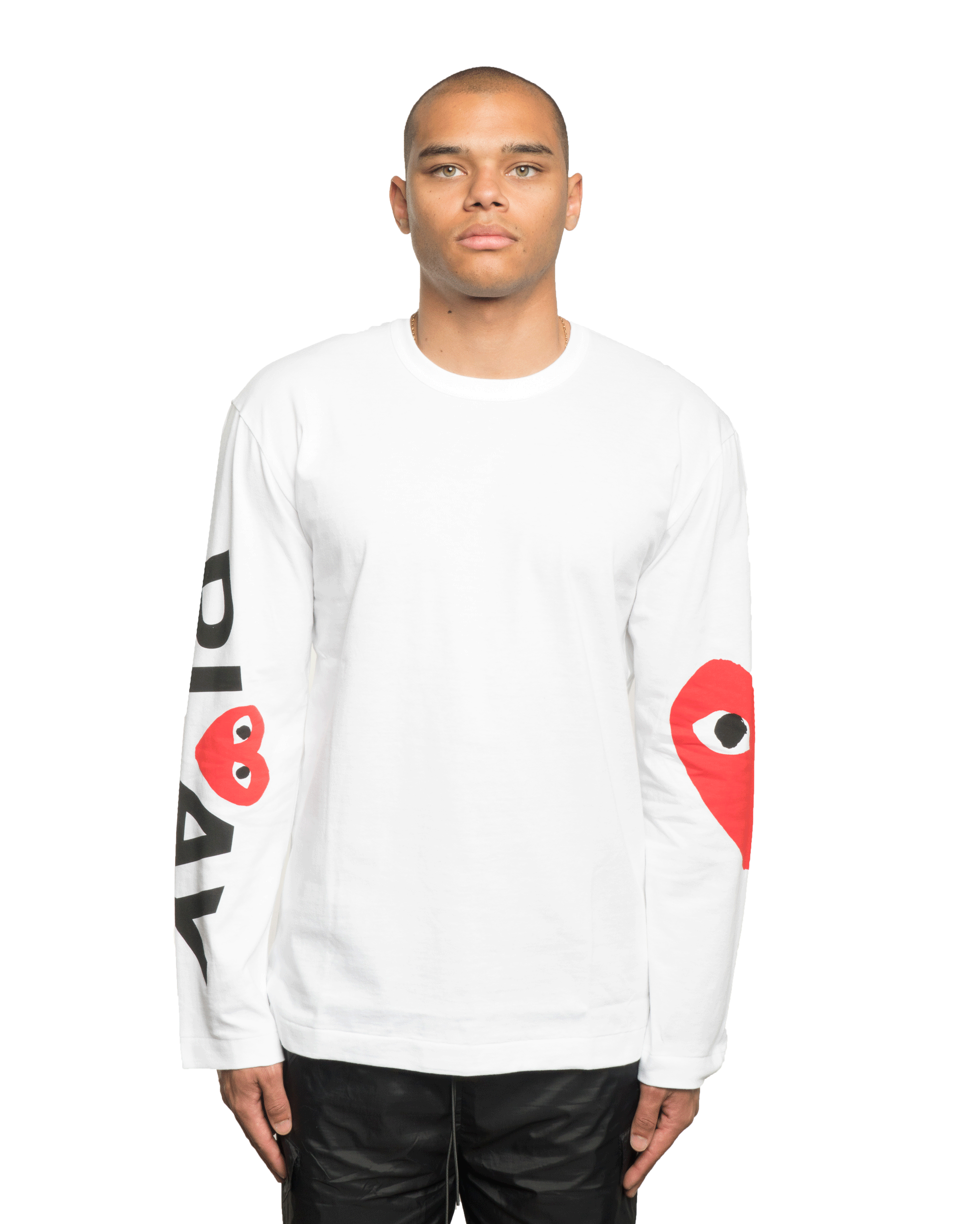 Cdg long sleeve white outlet
