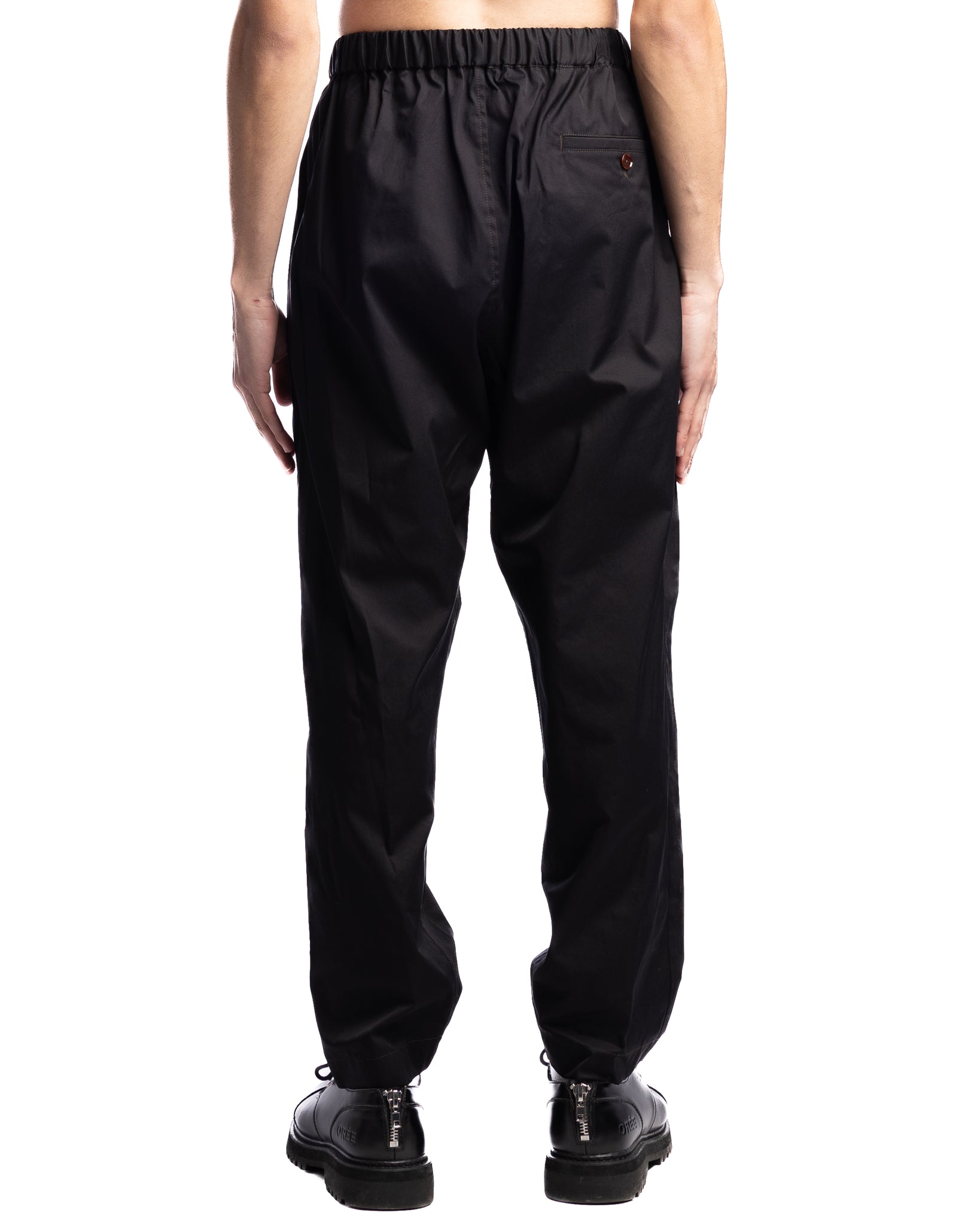 Lemaire Pleated Relaxed Pants Black