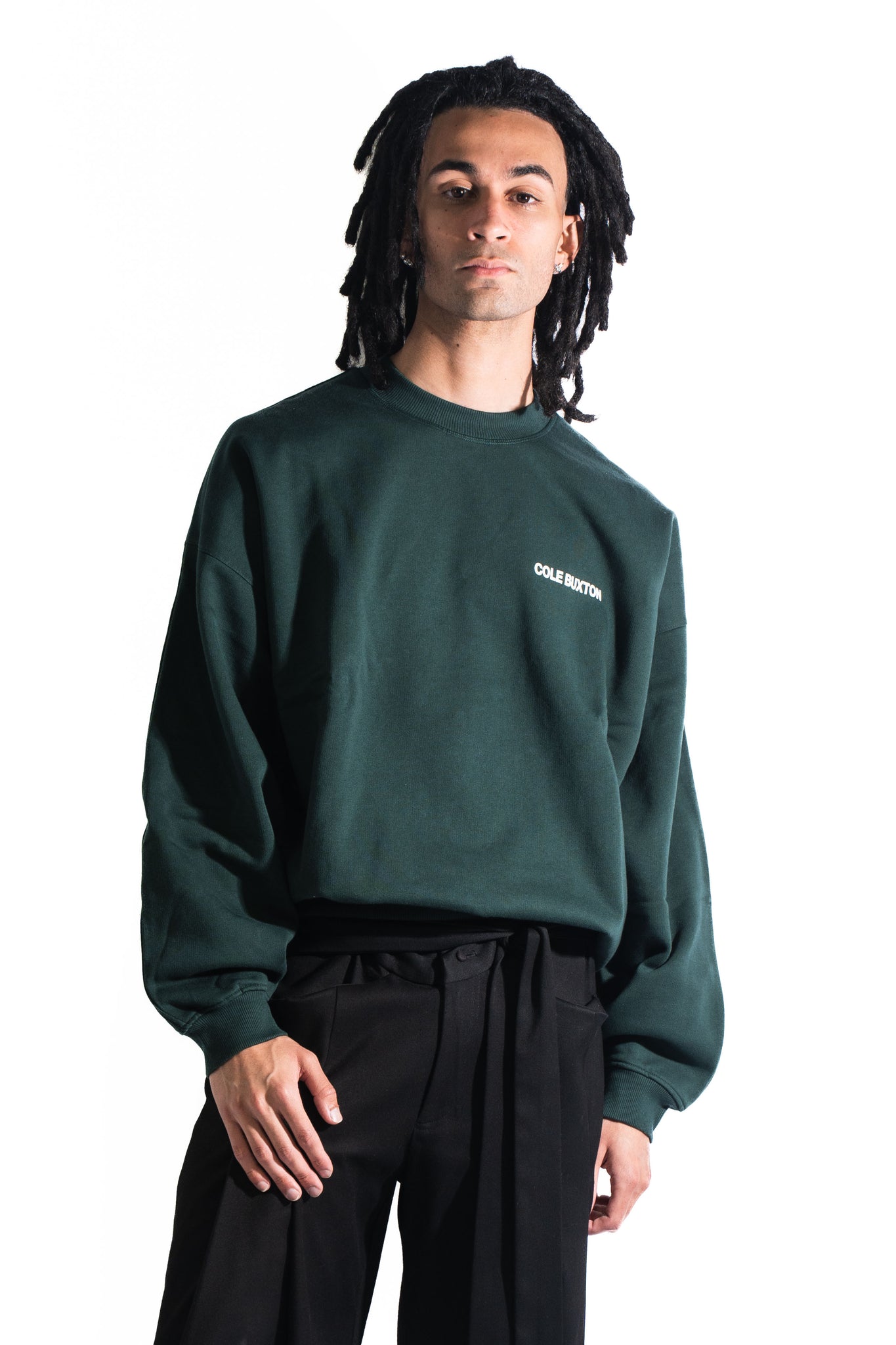 Cole Buxton Sportswear Sweatshirt Forest Green