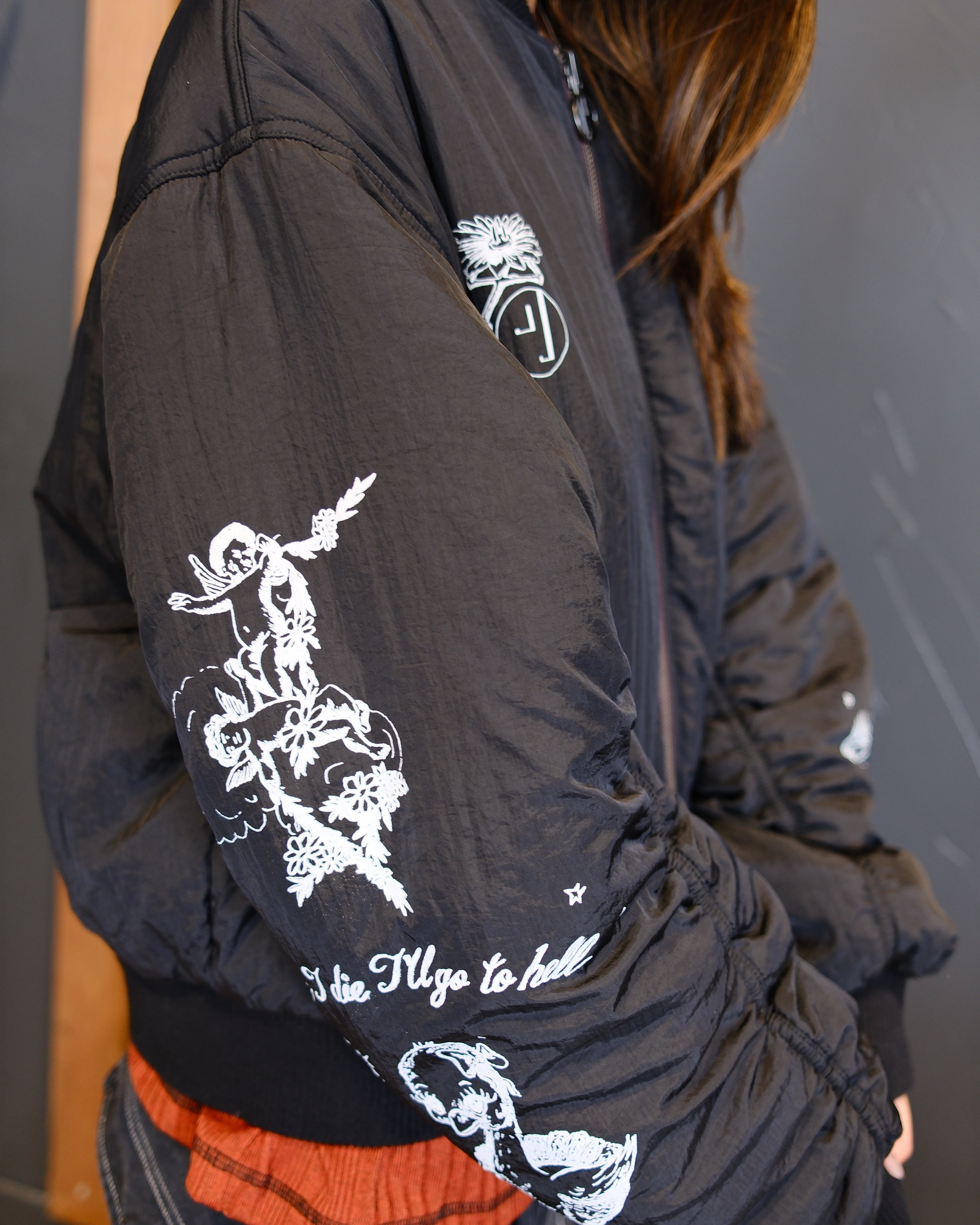 Jungles Jungles Already In Heaven Reversible Bomber Black