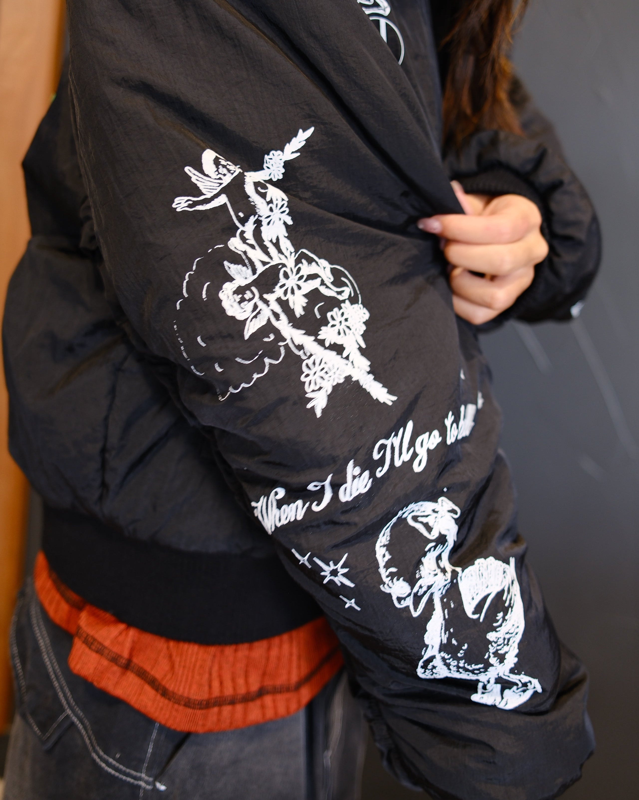 Jungles Jungles Already In Heaven Reversible Bomber Black