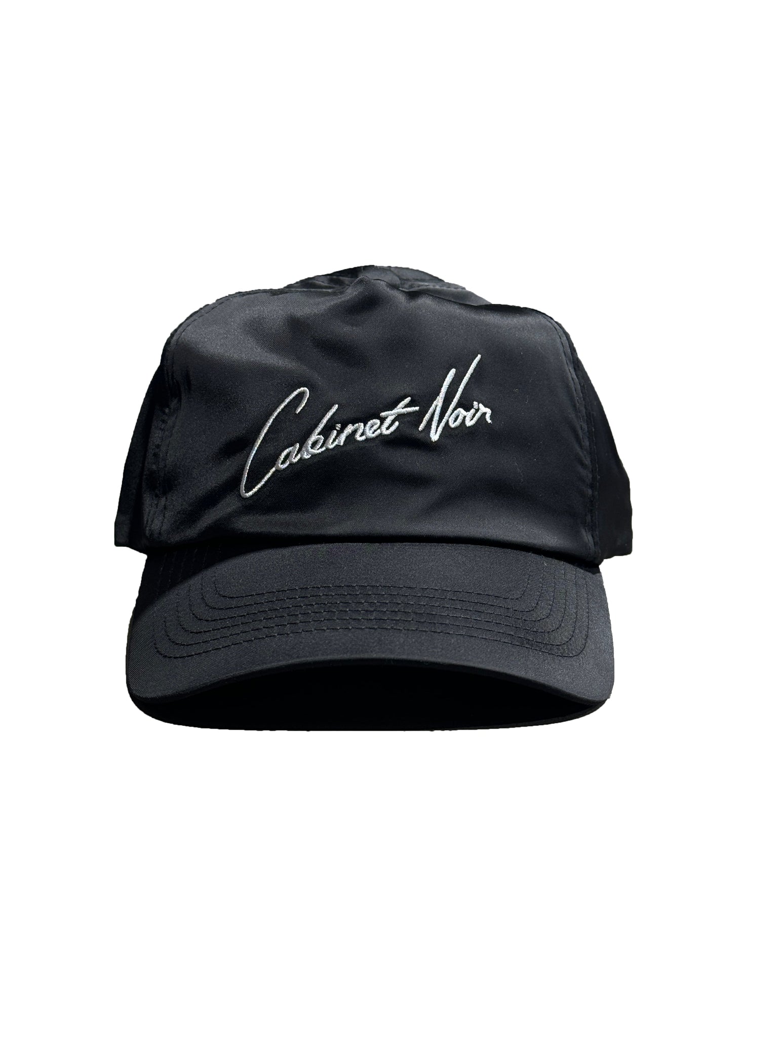 Cabinet Noir Script Logo Hat Black