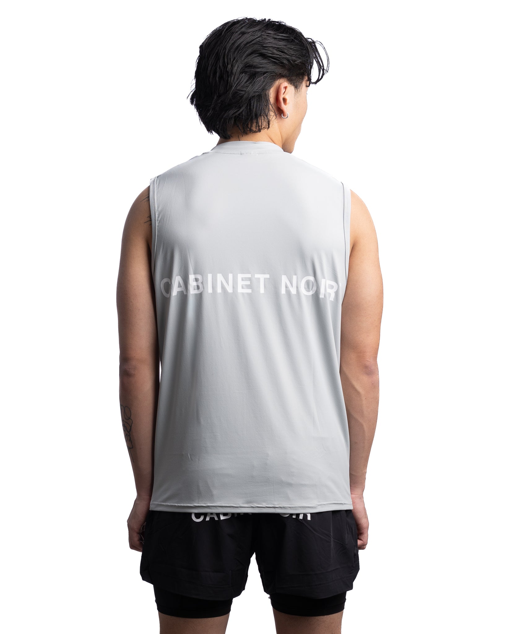 Cab Active Training Sleeveless Tee Grey