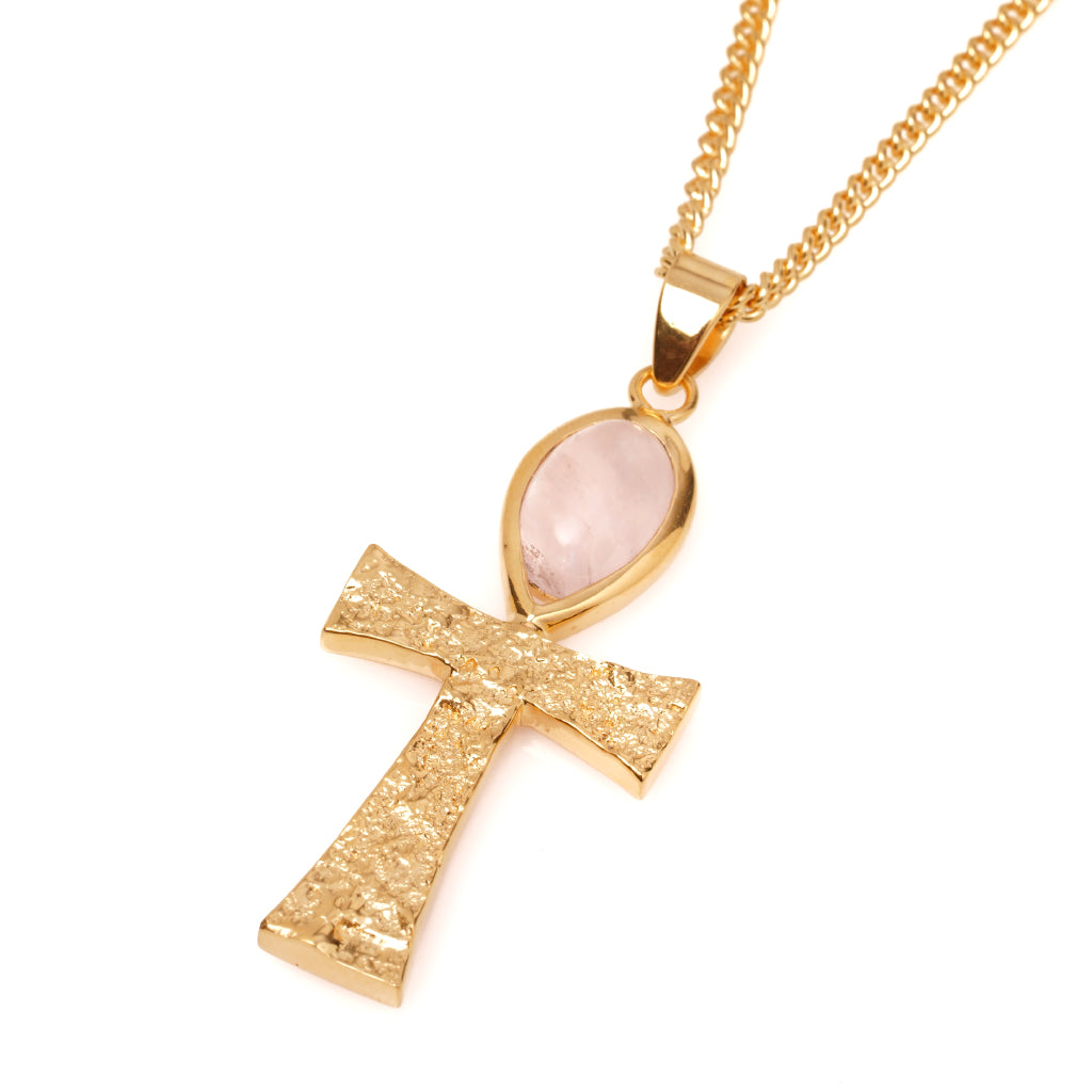 The Family Jewels Key of Duality Necklace Gold/Rose