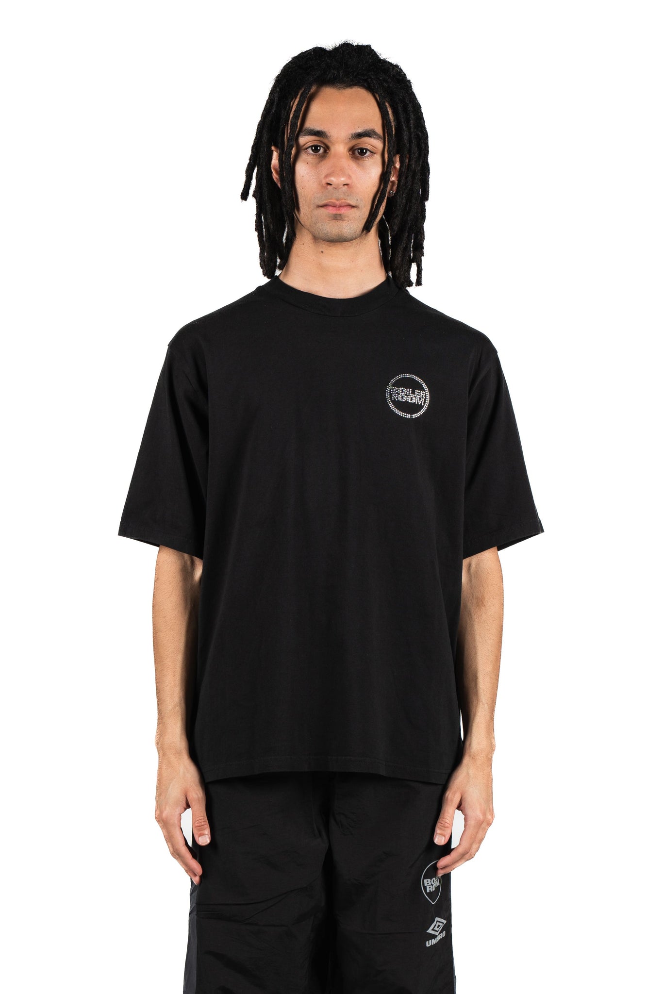 Boiler Room Diamante Logo Tee Black