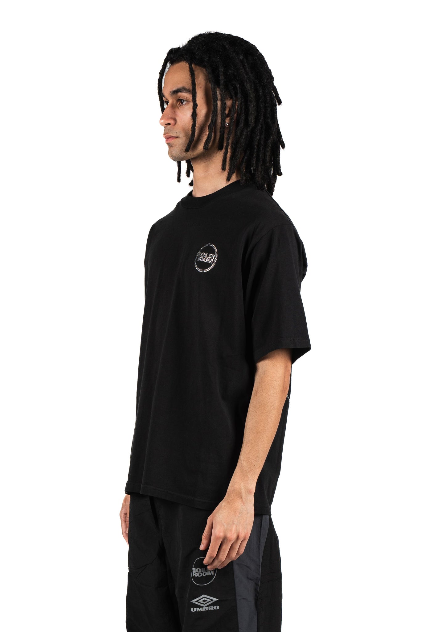 Boiler Room Diamante Logo Tee Black