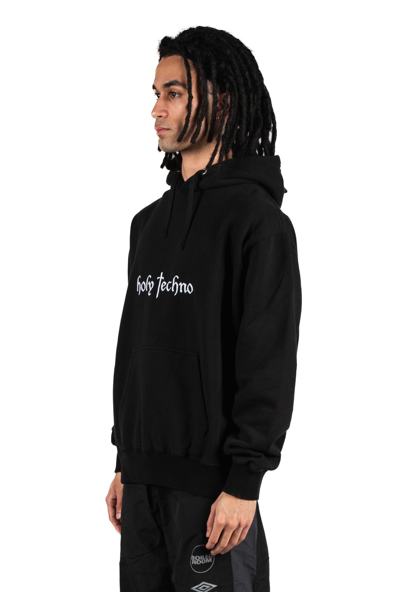 Boiler Room Holy Techno Hoodie Black