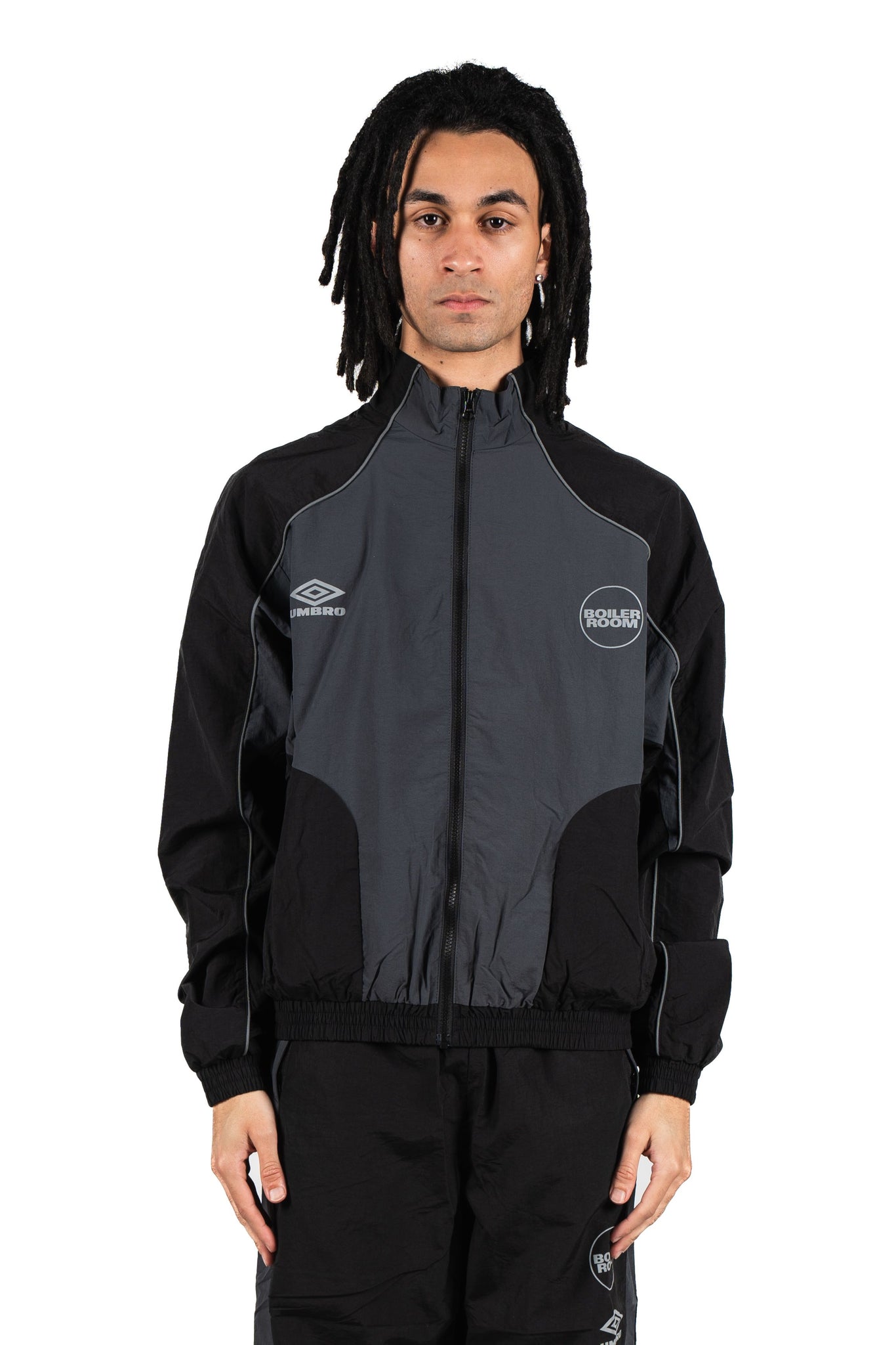 Boiler Room x Umbro Shell Track Top Black