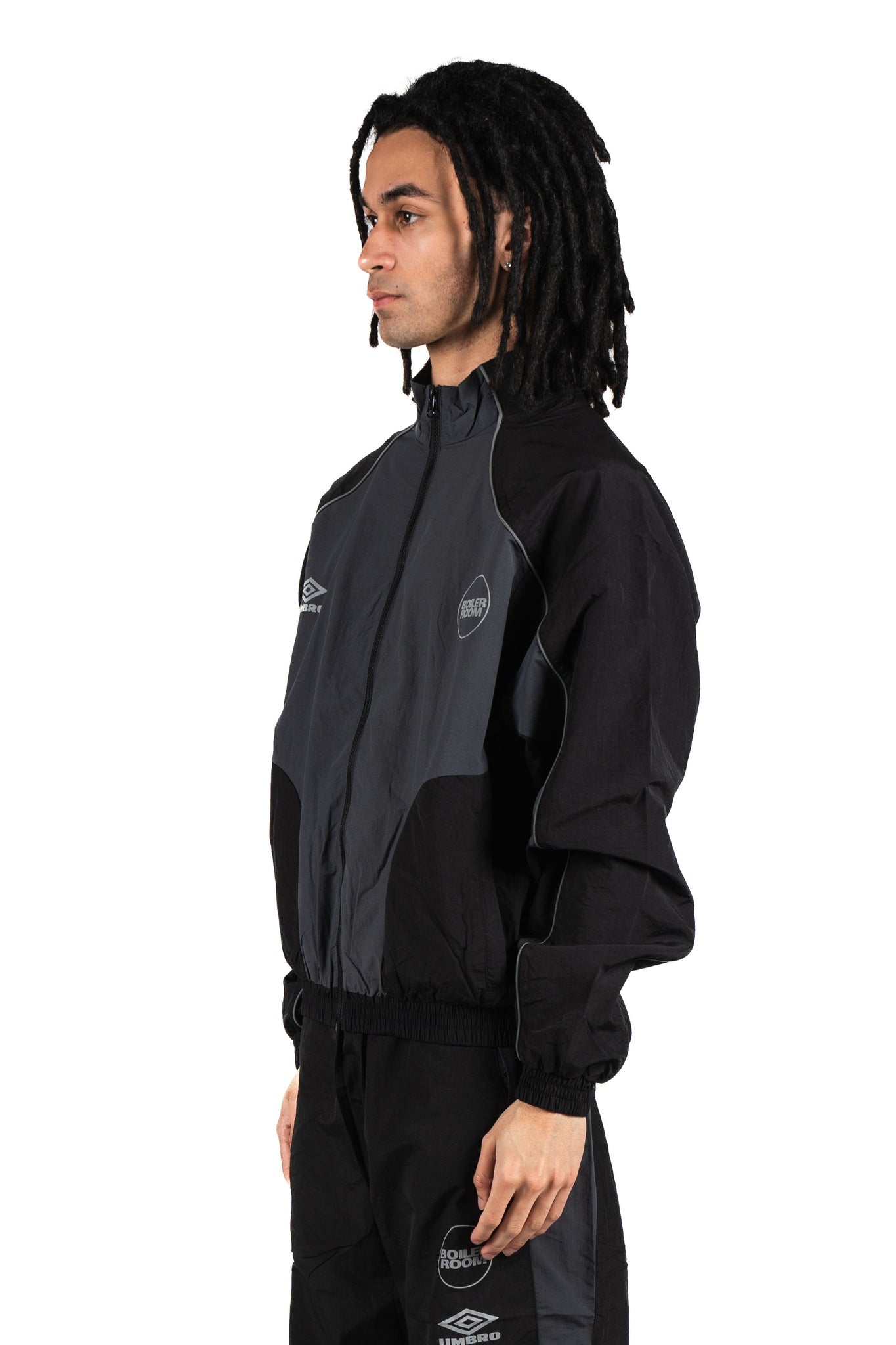 Boiler Room x Umbro Shell Track Top Black