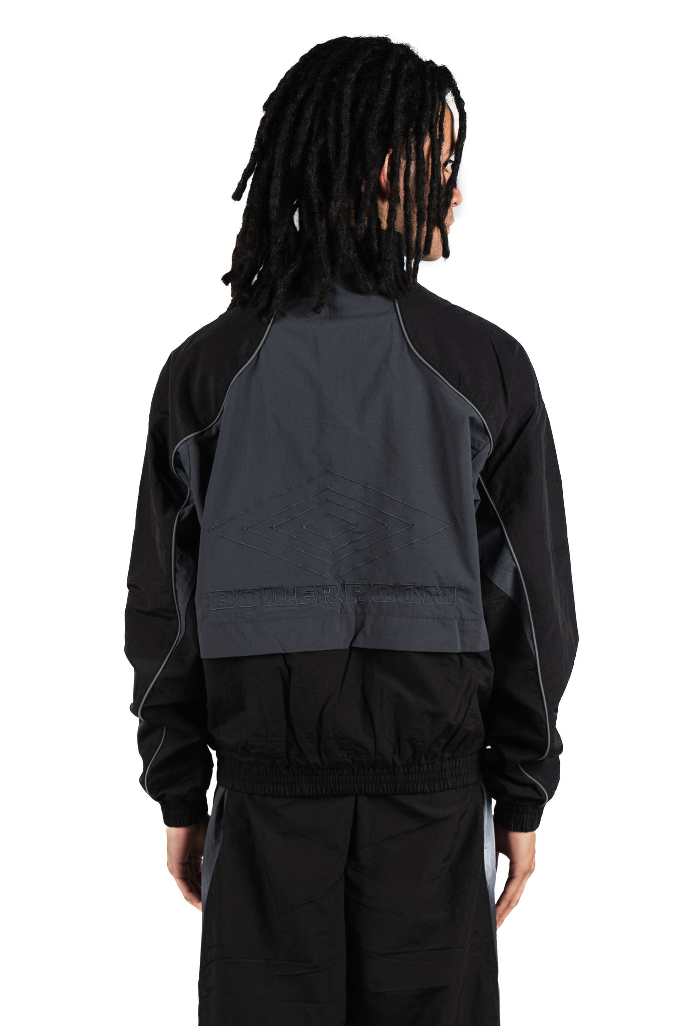 Boiler Room x Umbro Shell Track Top Black