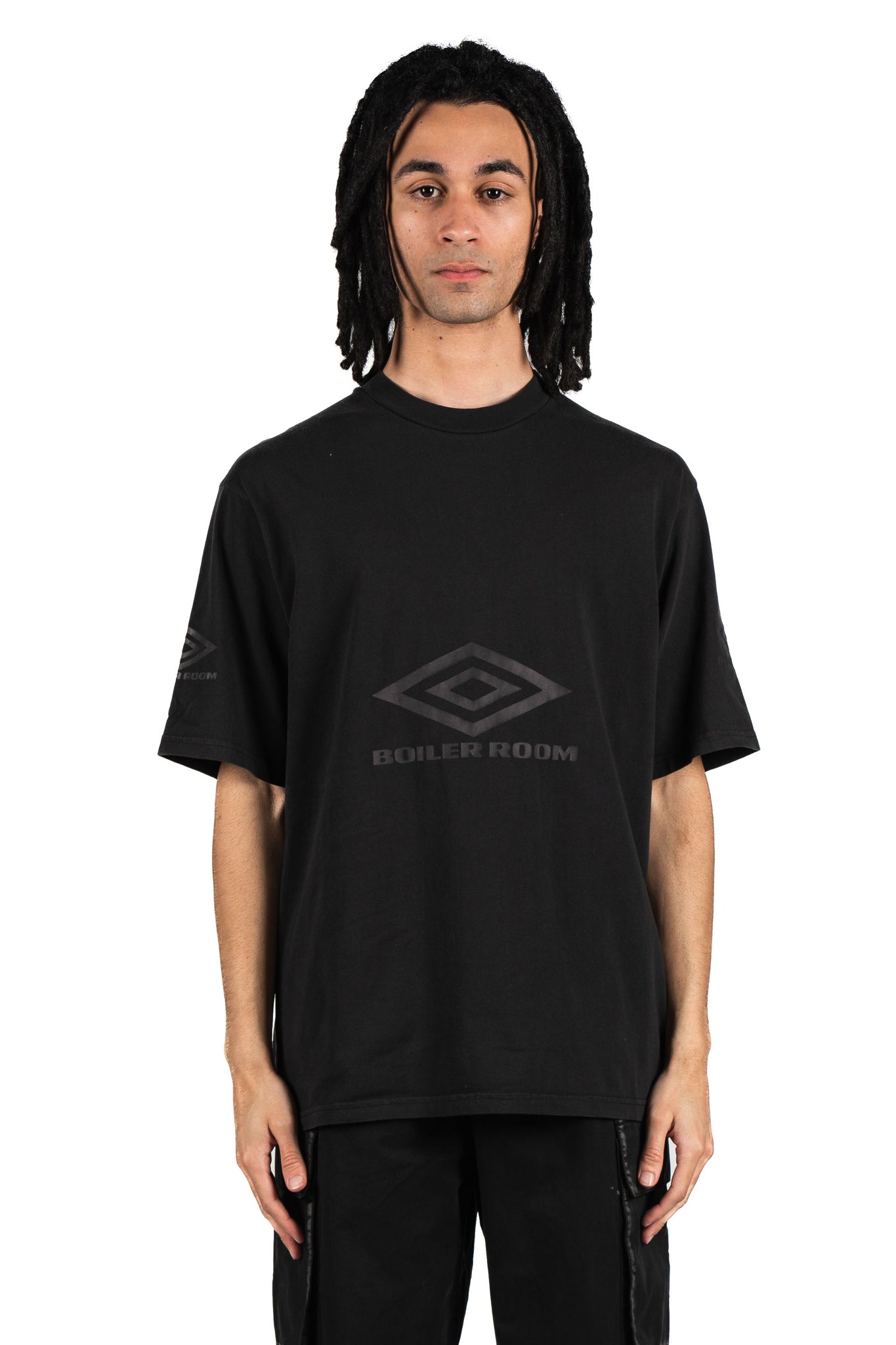 Boiler Room x Umbro Washed Tee Black