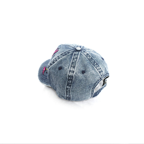 Jungles Jungles Friends Distressed Denim Cap