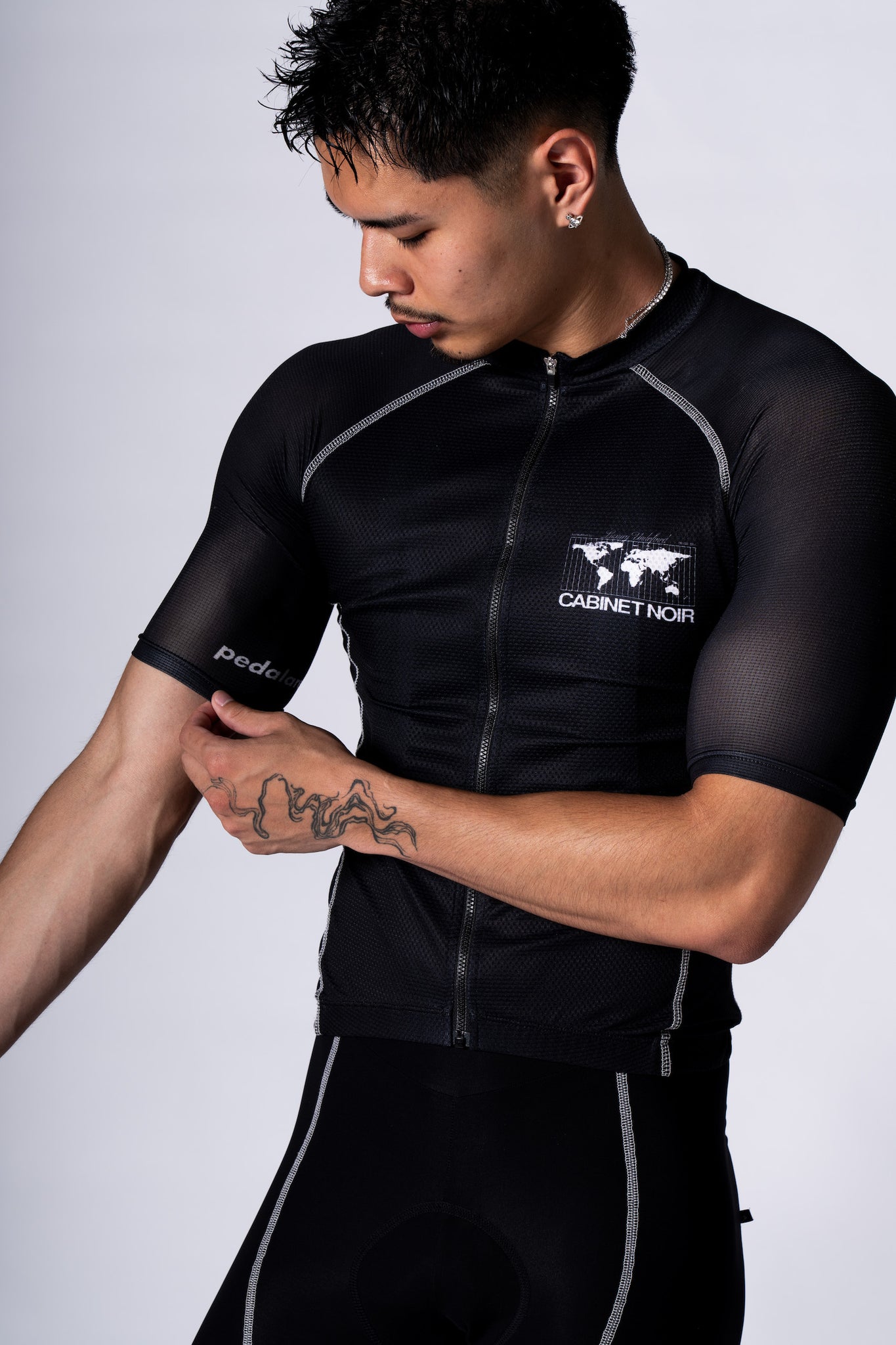 Cabinet Noir x Pedalare Classico RFX Jersey Black