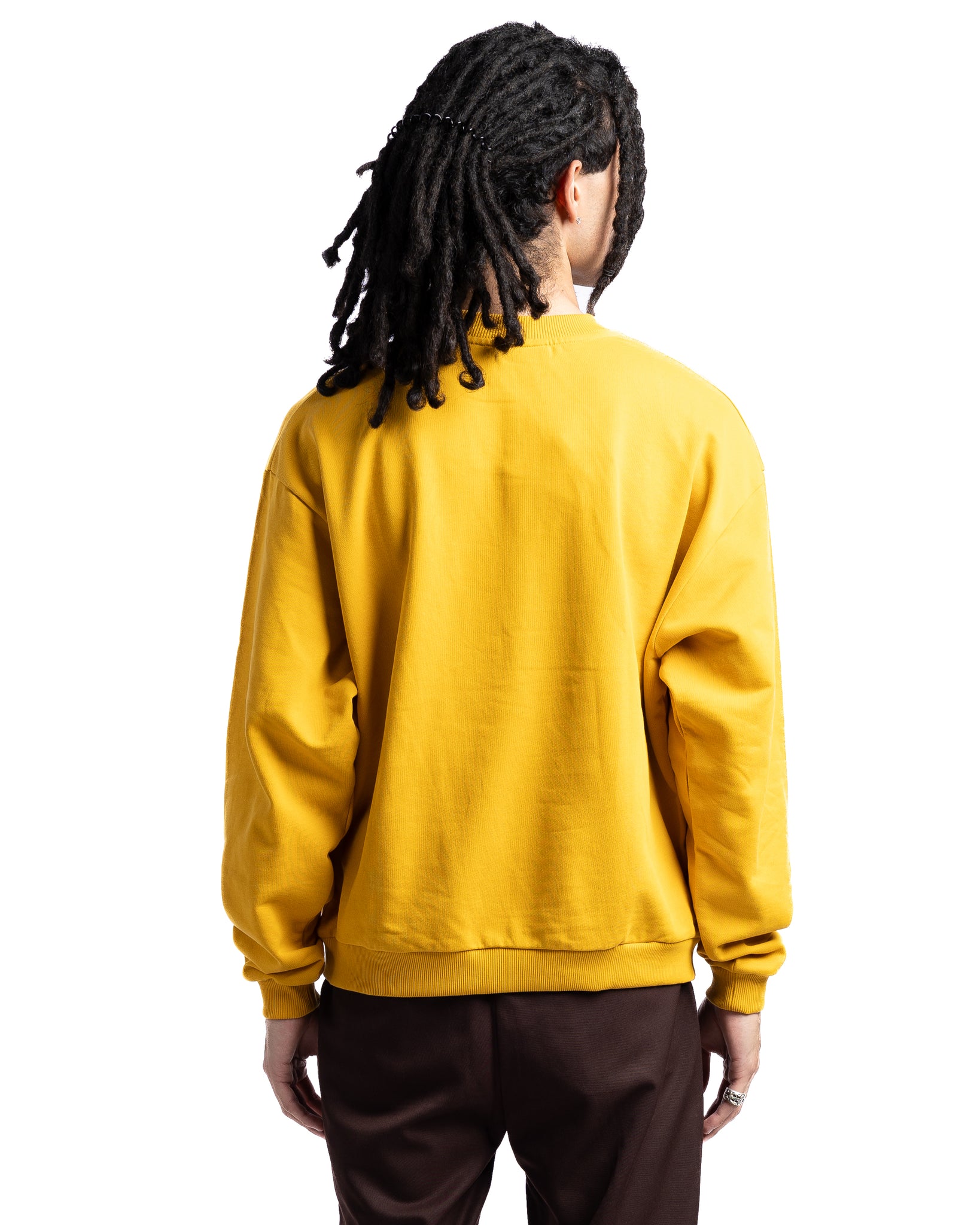 Drole de Monsieur Drole Tartan Sweatshirt Yellow