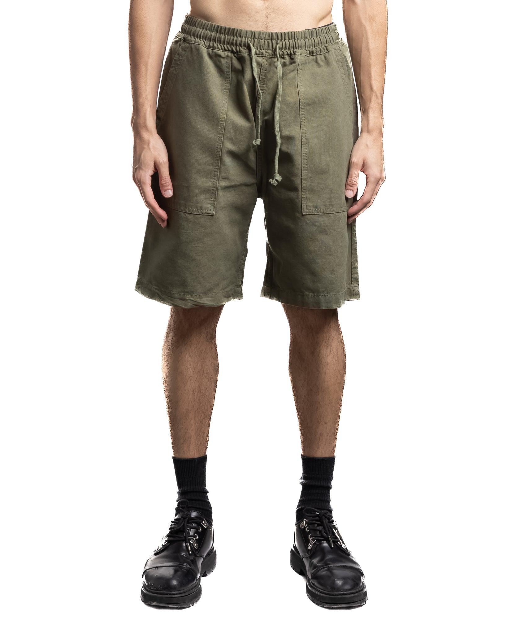 Service Works Canvas Chef Shorts Olive