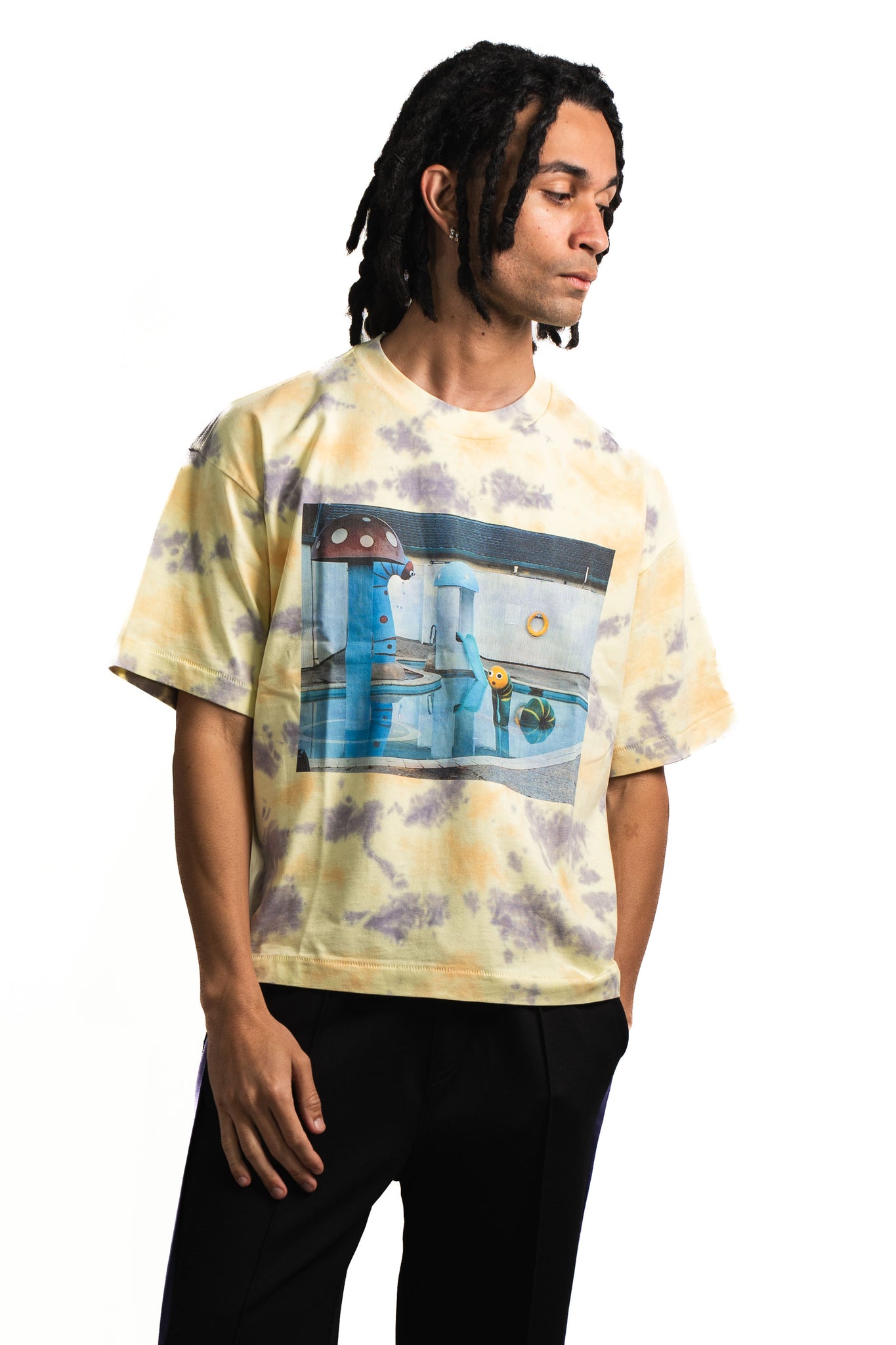 Jungles Jungles Fabricated Dreams Reversible Tee Tye Dye