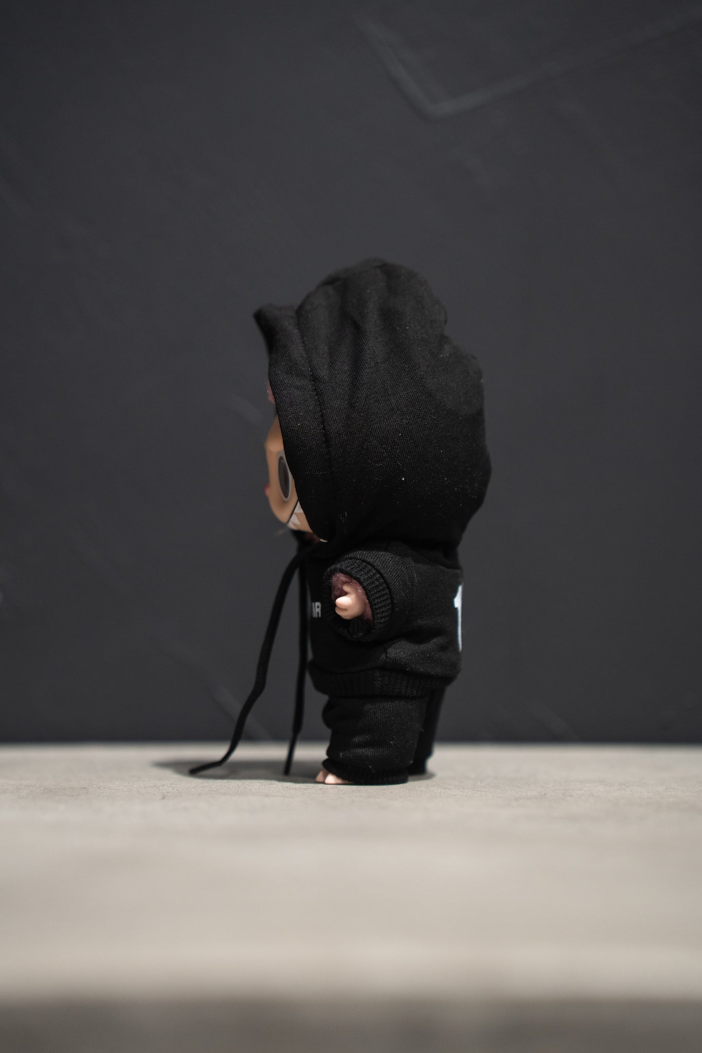 Cabinet Noir Labubu Hoodie Tracksuit Set Black