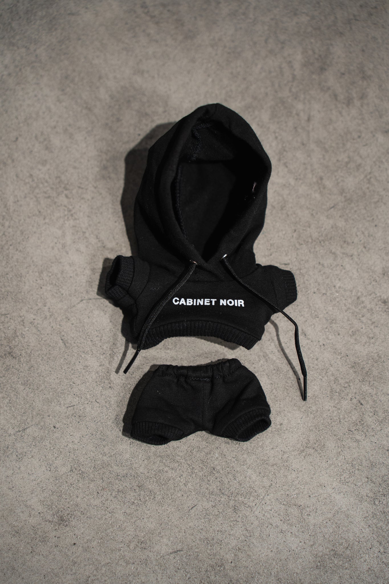 Cabinet Noir Labubu Hoodie Tracksuit Set Black