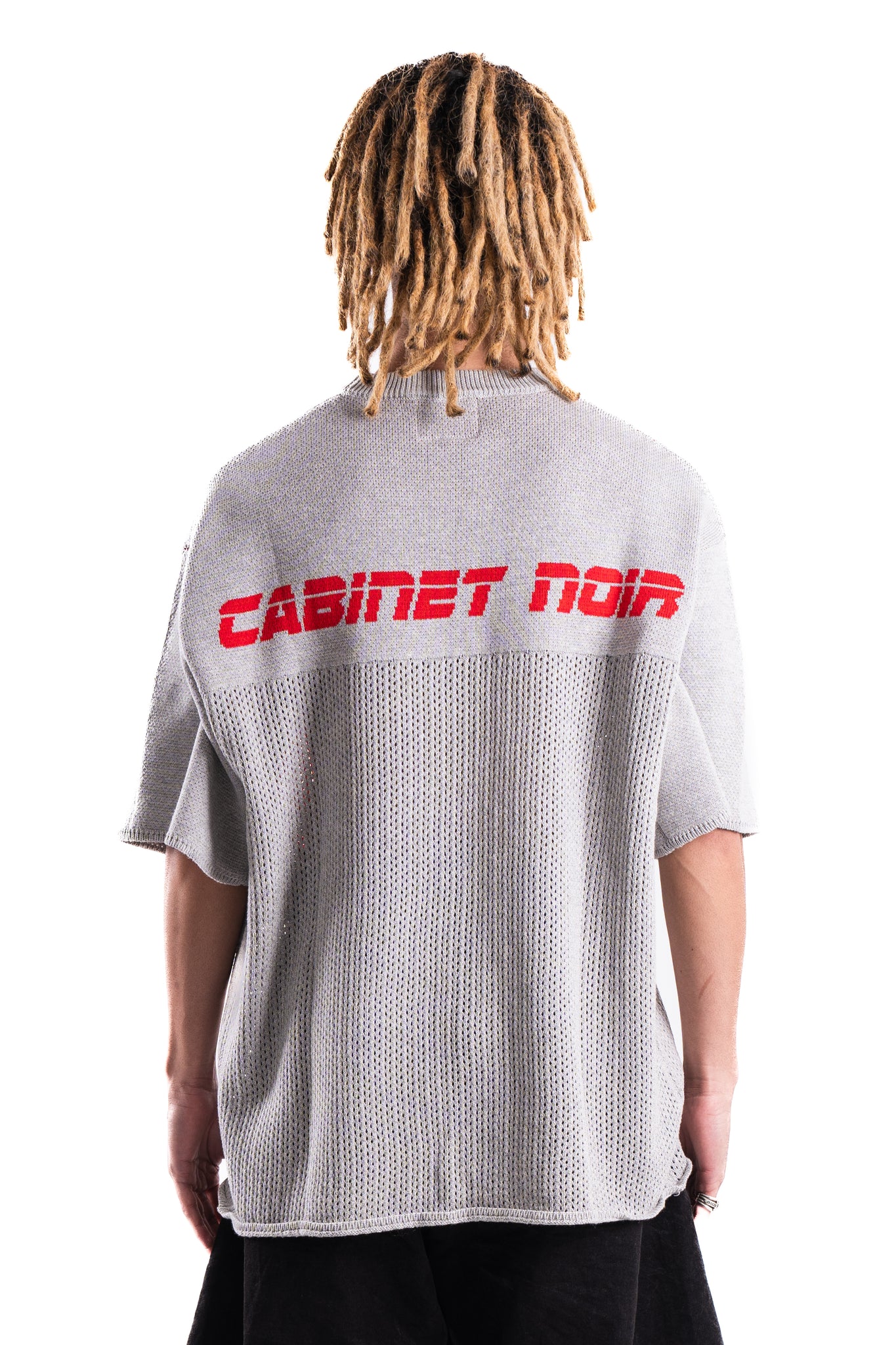 Cabinet Noir Mesh Knit Tee 2 Grey