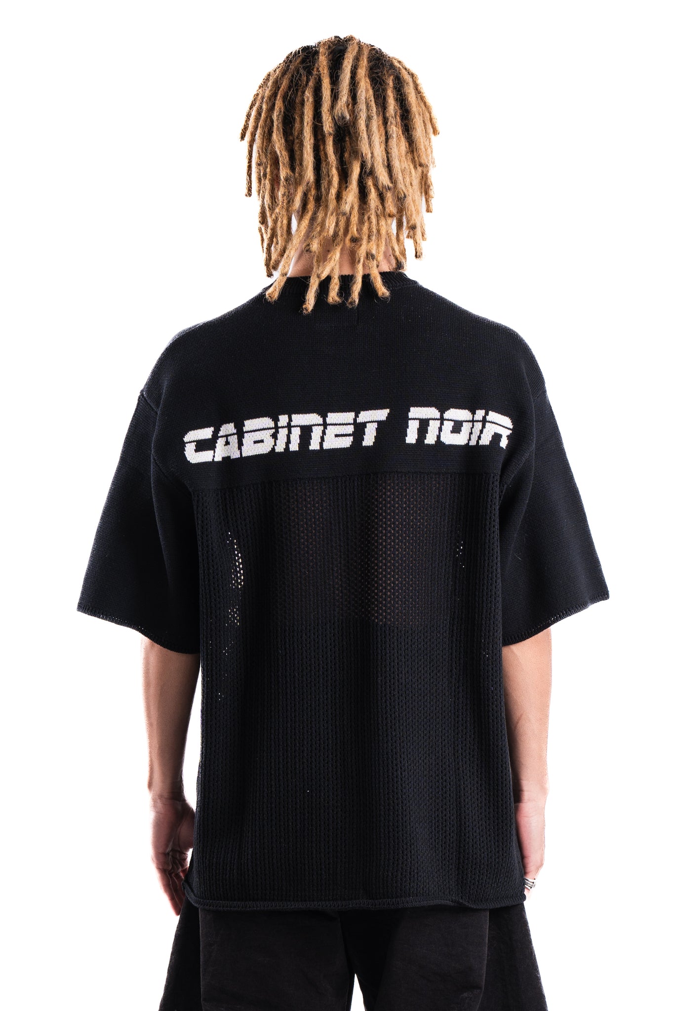 Cabinet Noir Mesh Knit Tee 2 Black