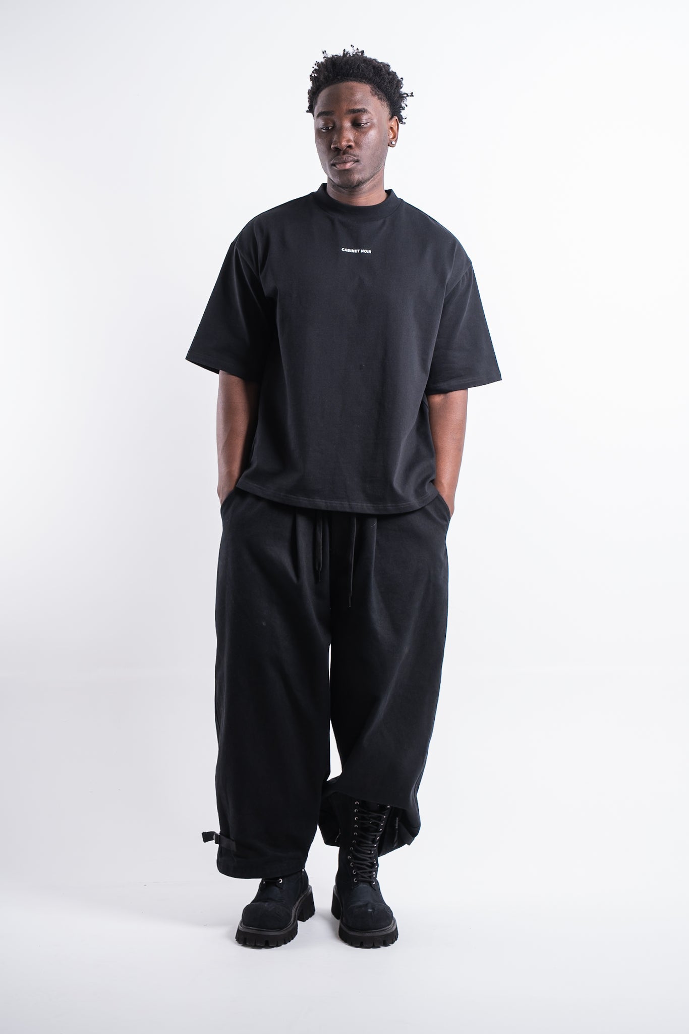 Cabinet Noir Logo Tee Black/White