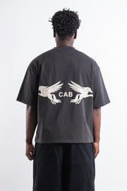 Cabinet Noir Pegasus Tee Charcoal/Bone