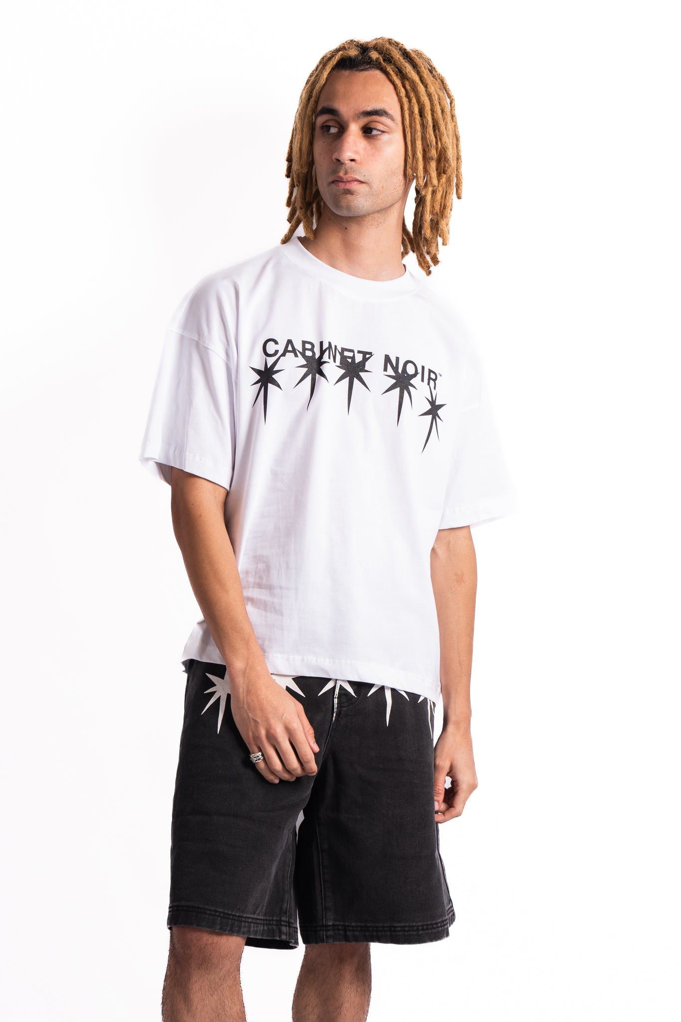 TURNERBOUCAUT x Cabinet Noir Star Logo Tee White