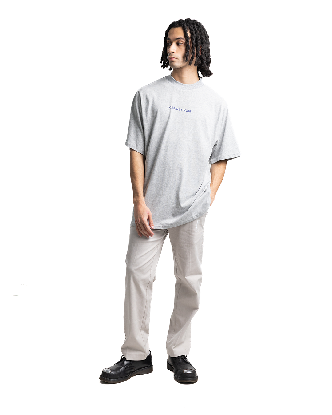 Cabinet Noir Staple Logo Tee Grey