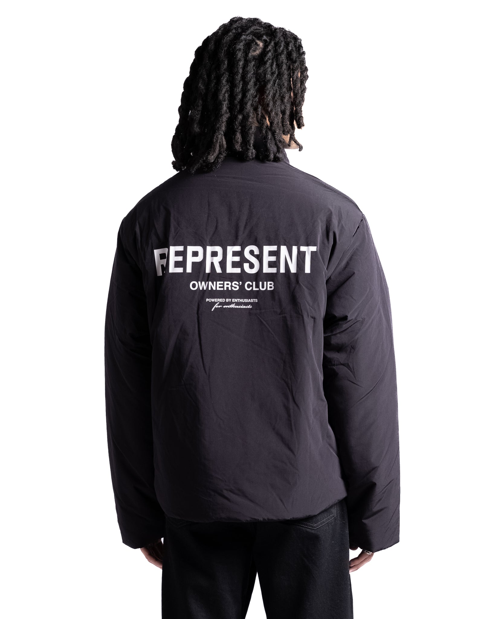 Represent Owners Club Wadded Jacket Black