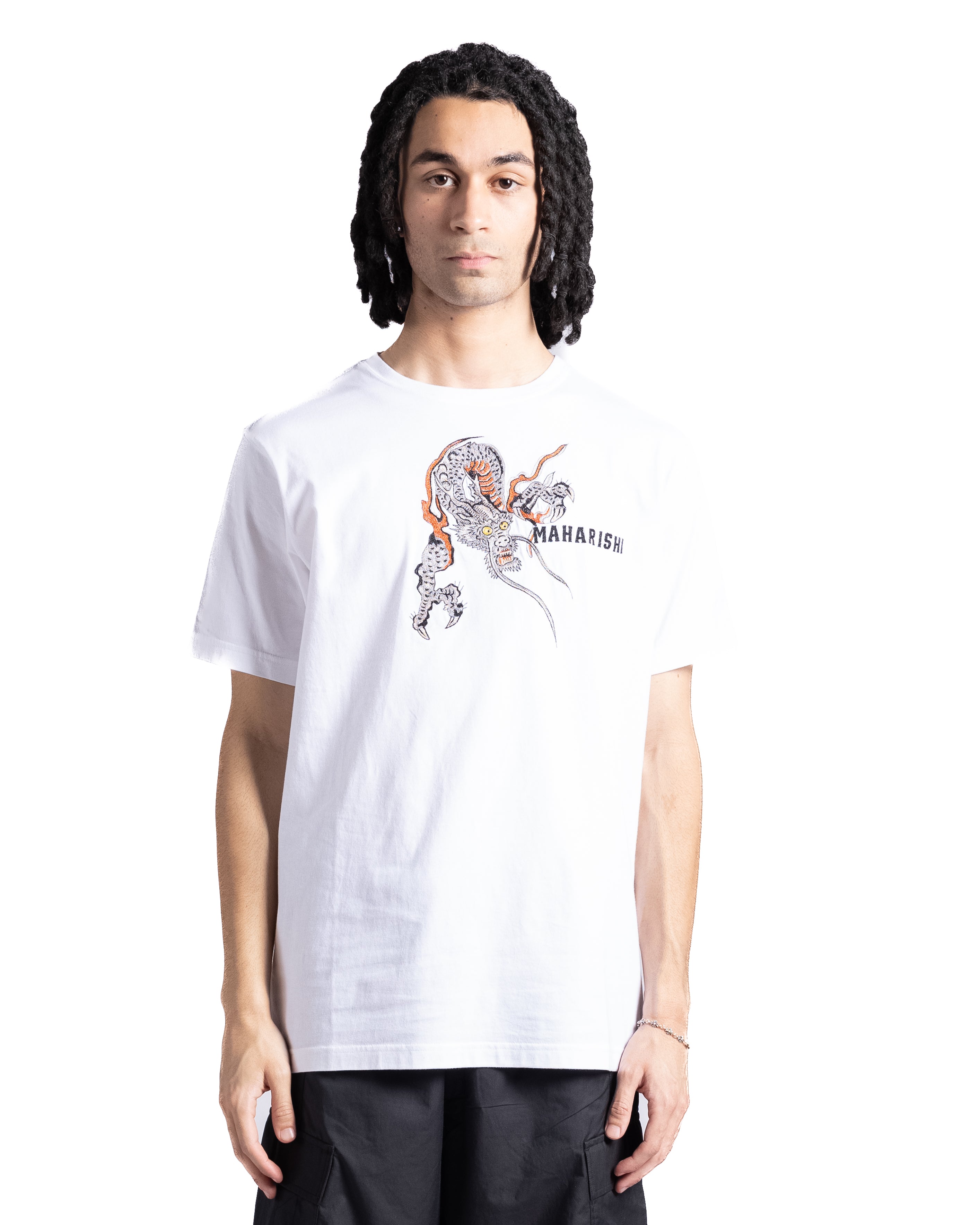 Maharishi Sue-Ryu Dragon Tee White – Cabinet Noir