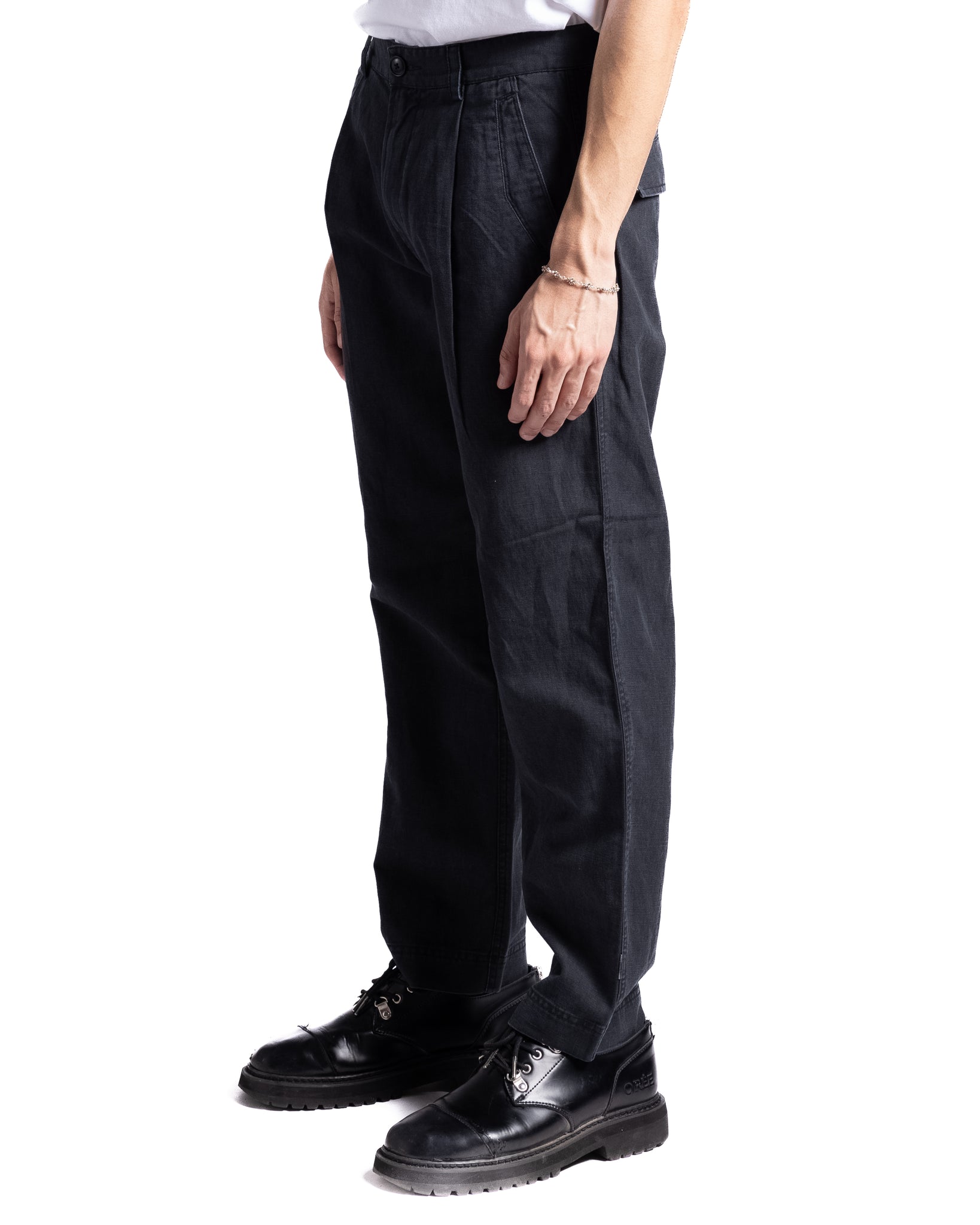 Maharishi Hemp U.S. Chino Loose Pants Black