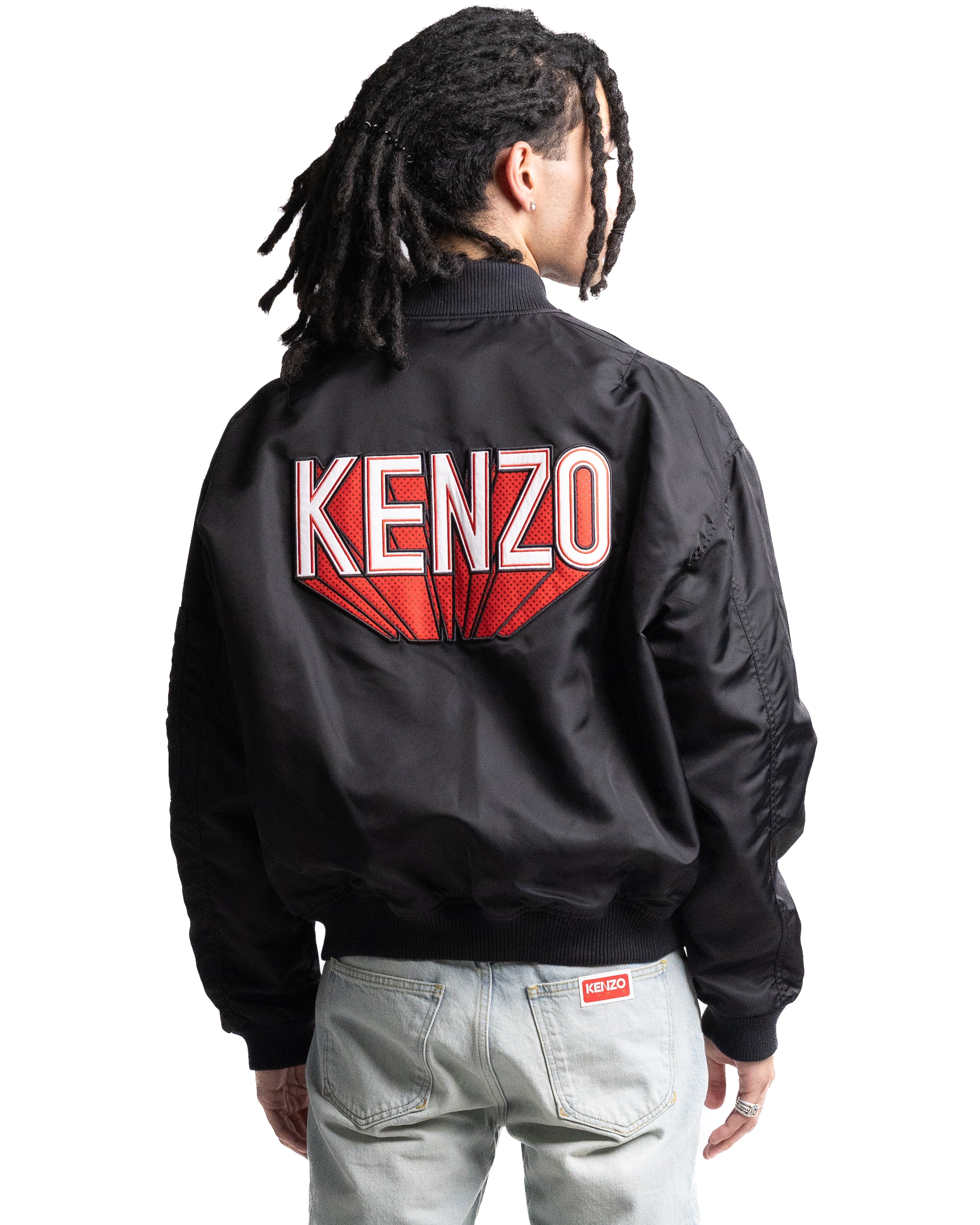 Kenzo Flight Bomber Jacket Black – Cabinet Noir Kenzo Flight Bomber Jacket Black – Cabinet Noir