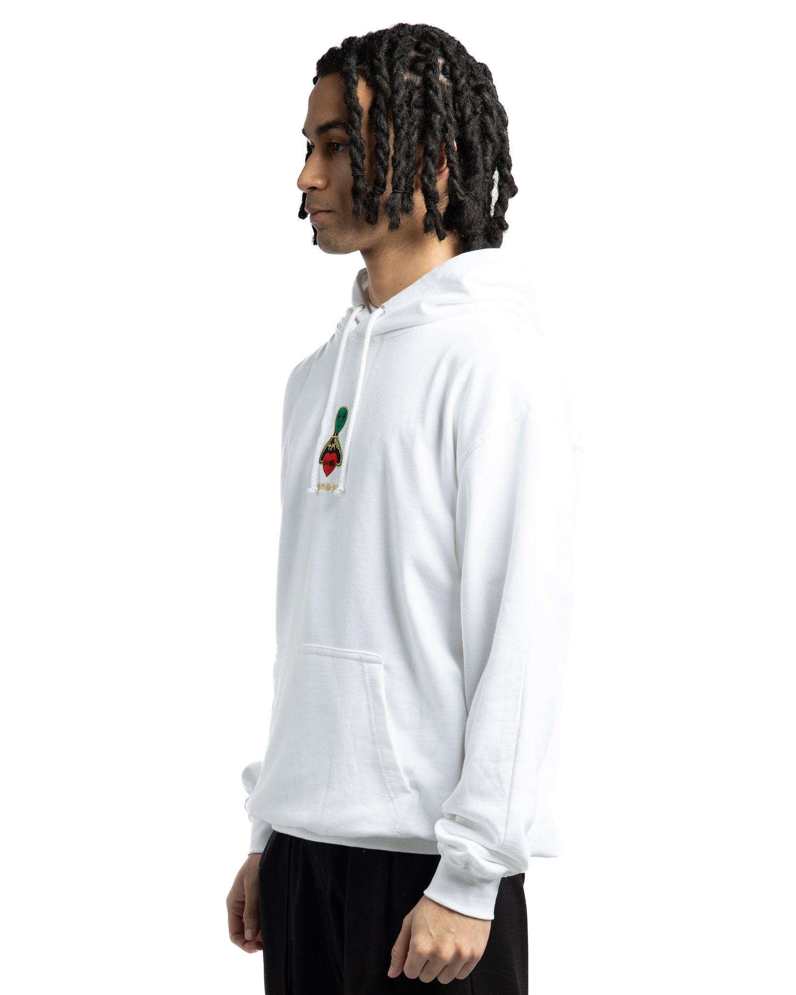 Come To My Church Alien Love Hoodie White