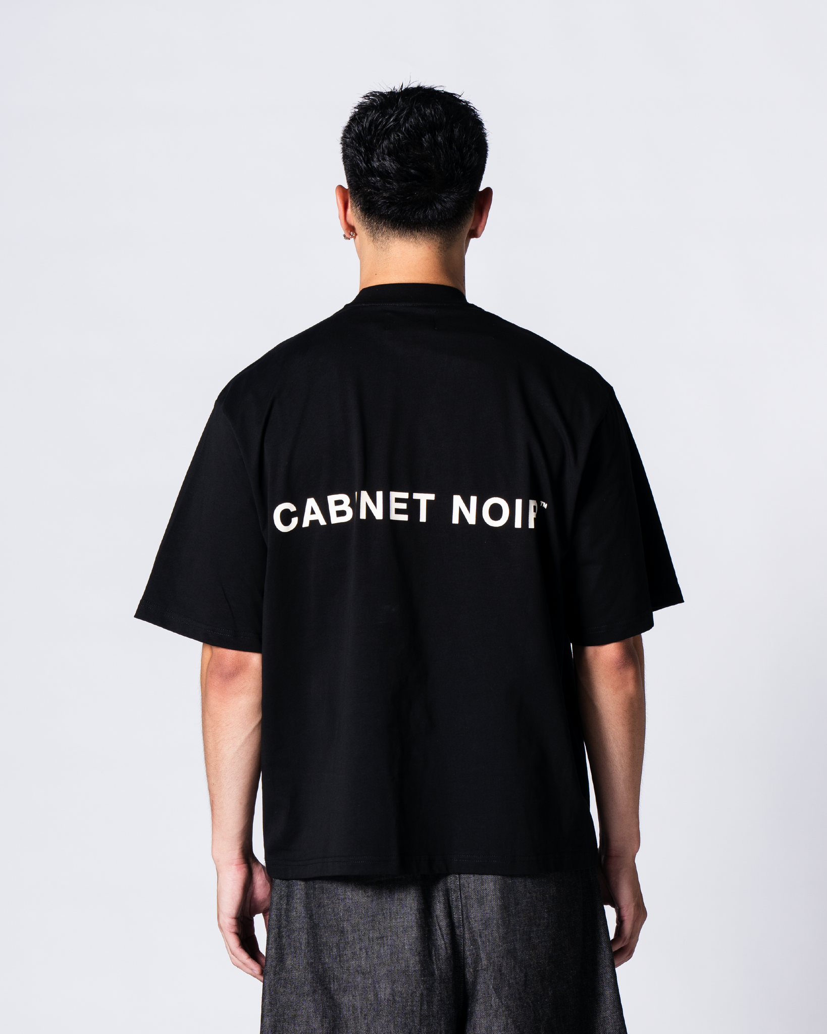 Cabinet Noir Bone Logo Tee Black