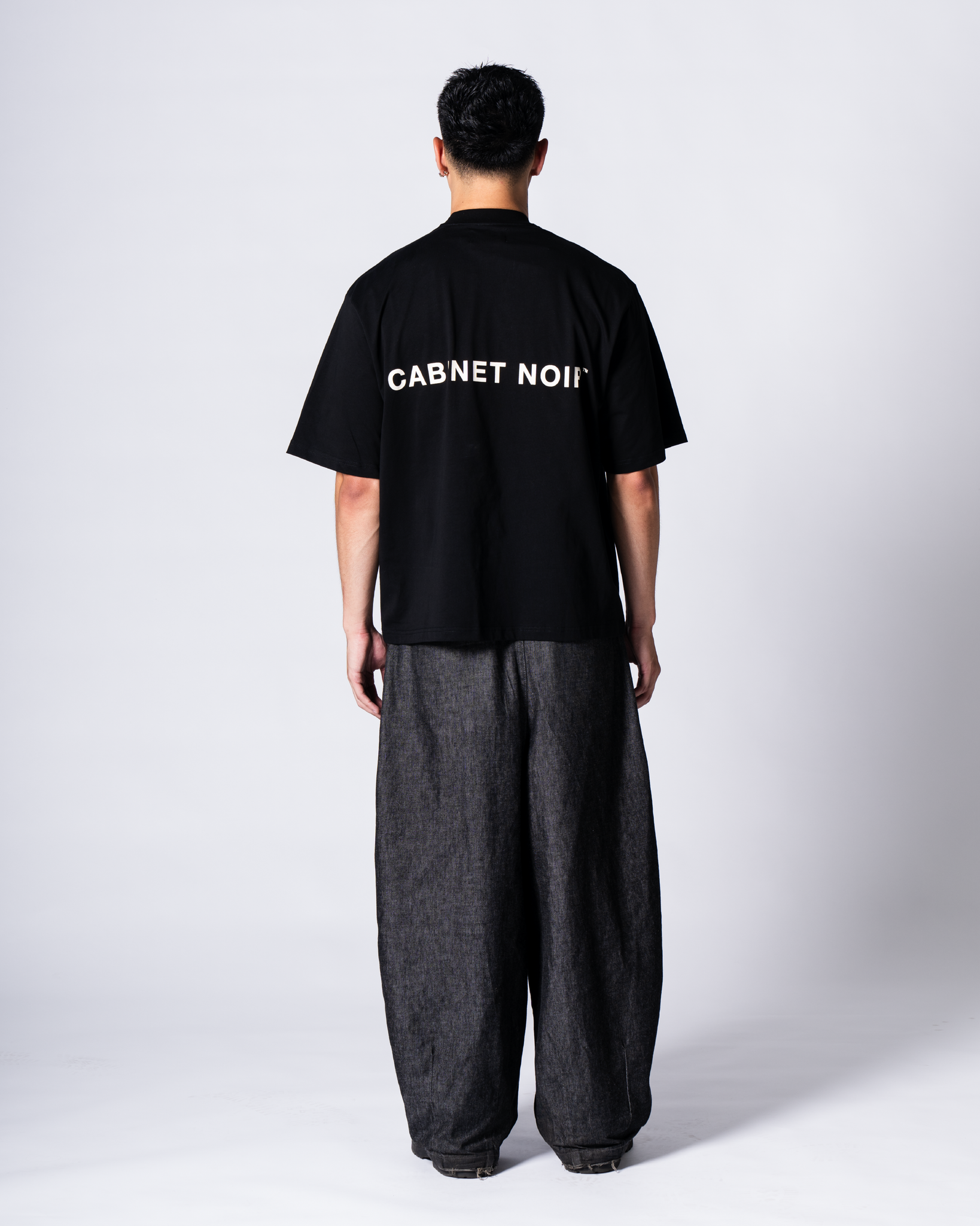 Cabinet Noir Bone Logo Tee Black