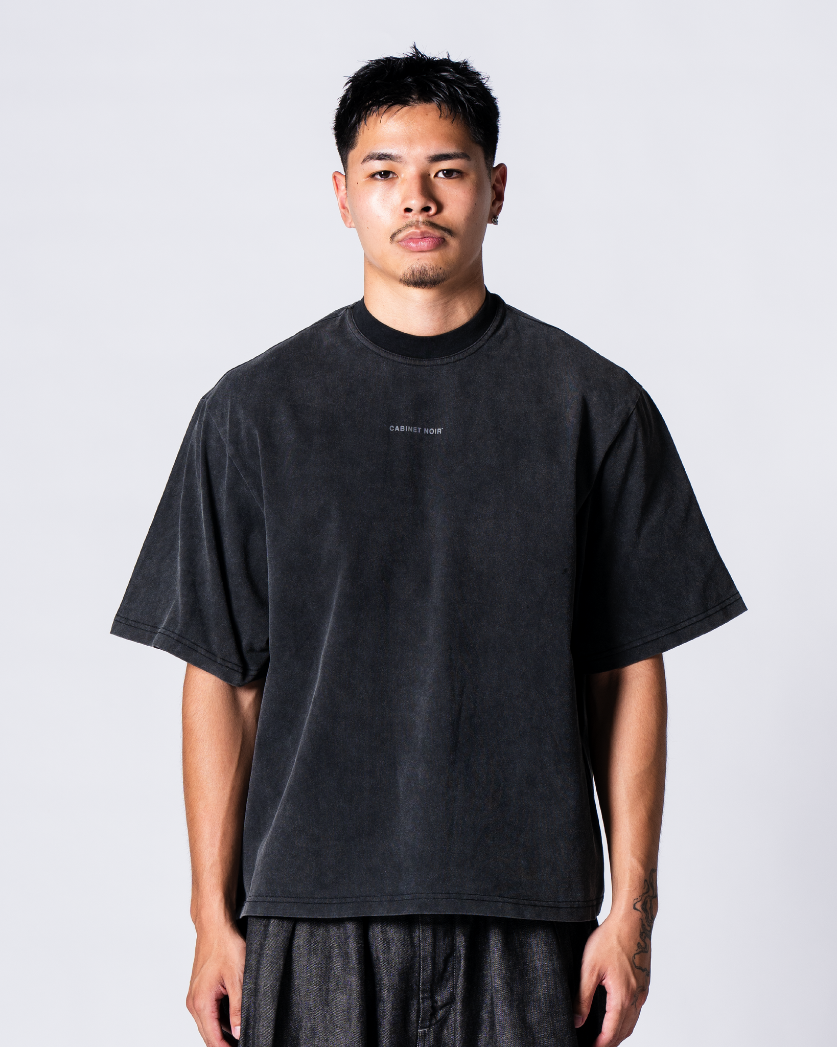 Cabinet Noir Logo Tee Vintage Wash