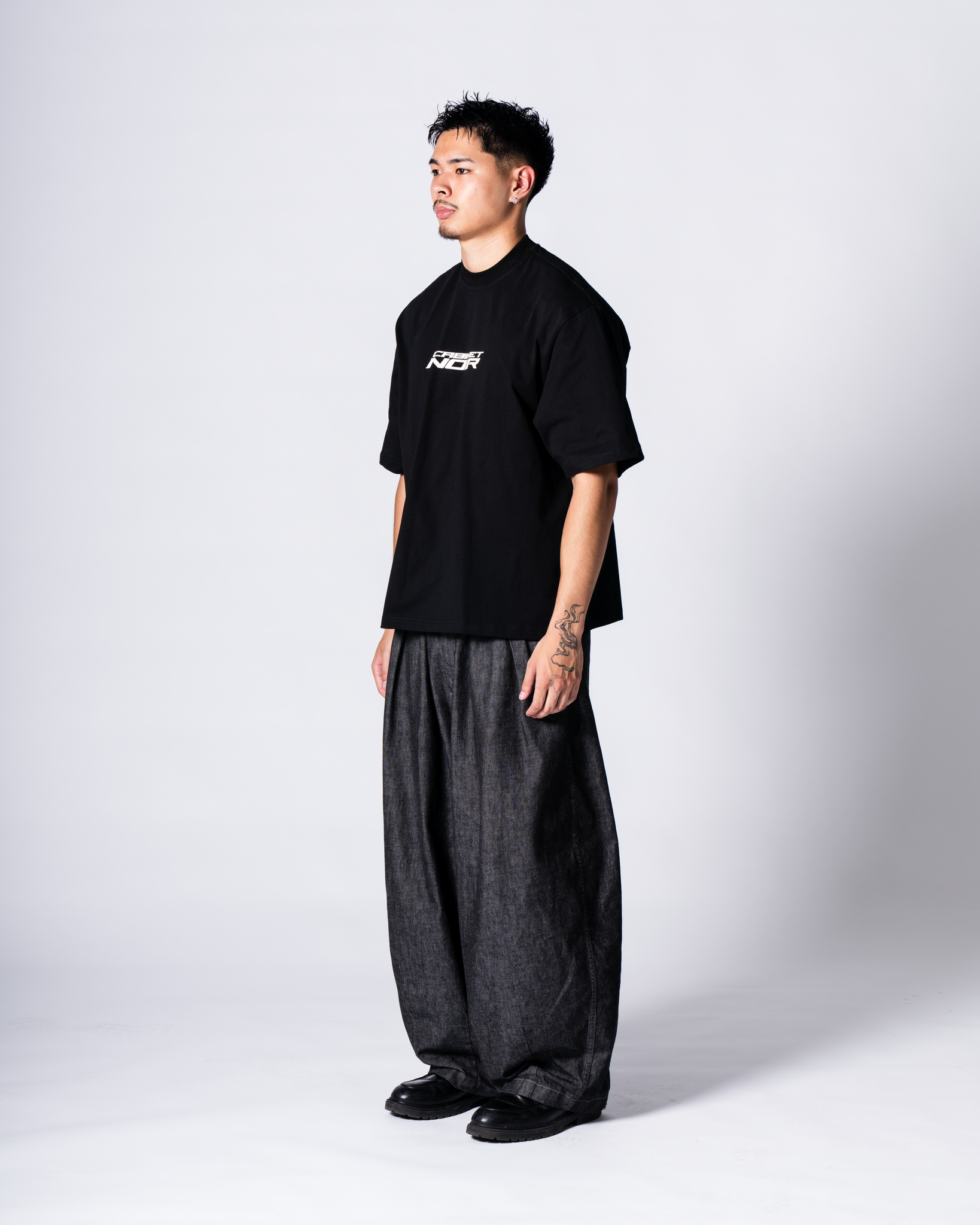 Cabinet Noir Nu Logo Tee Black