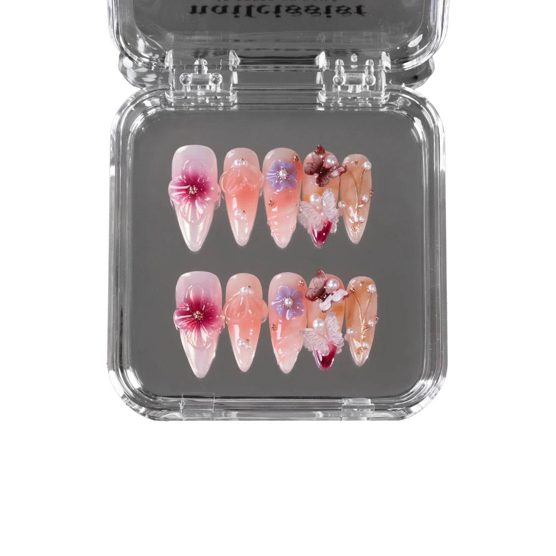 Nailcissist Sunset Blooms Press On Nails