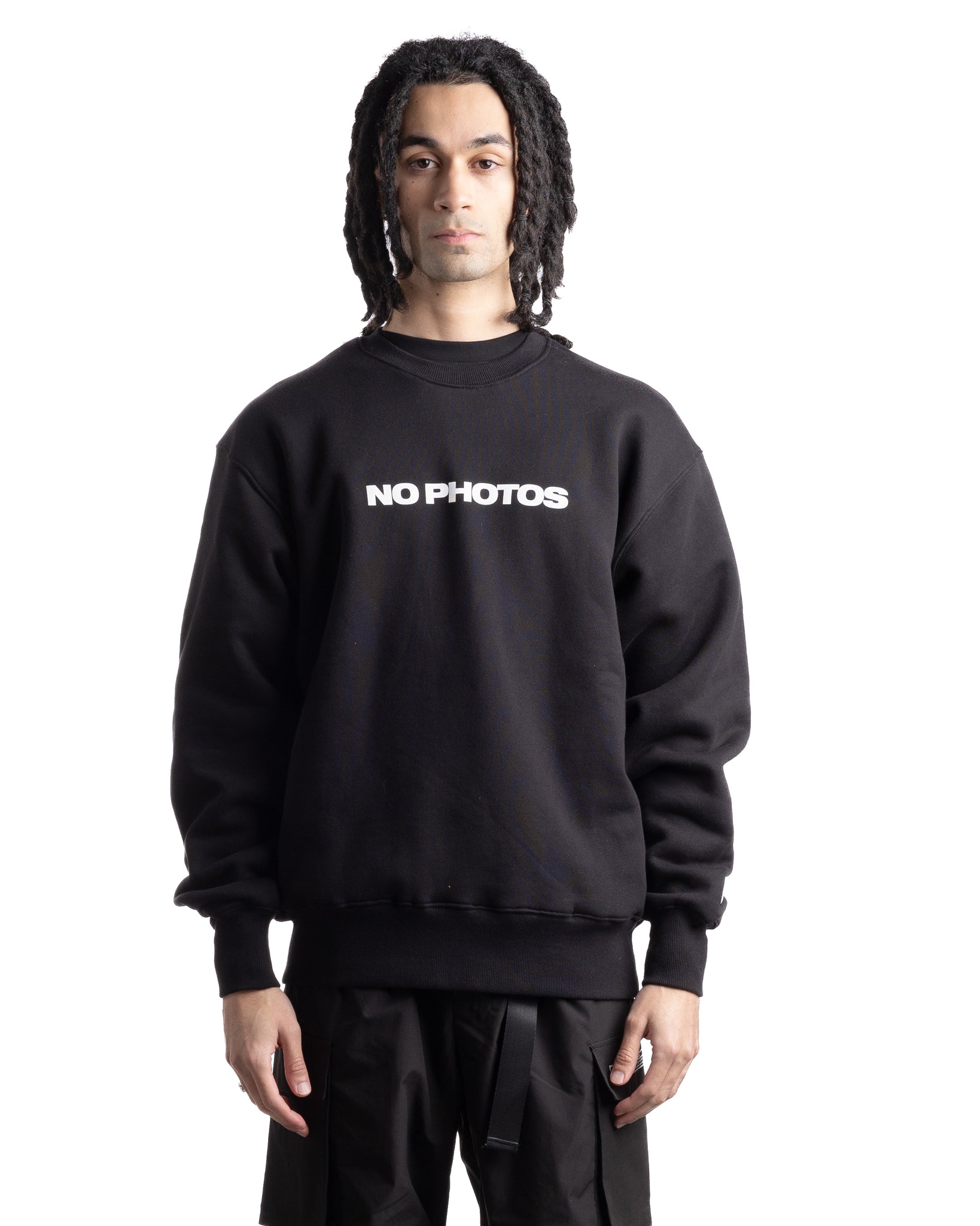 Fxxking Rabbits No Photos Crewneck Black