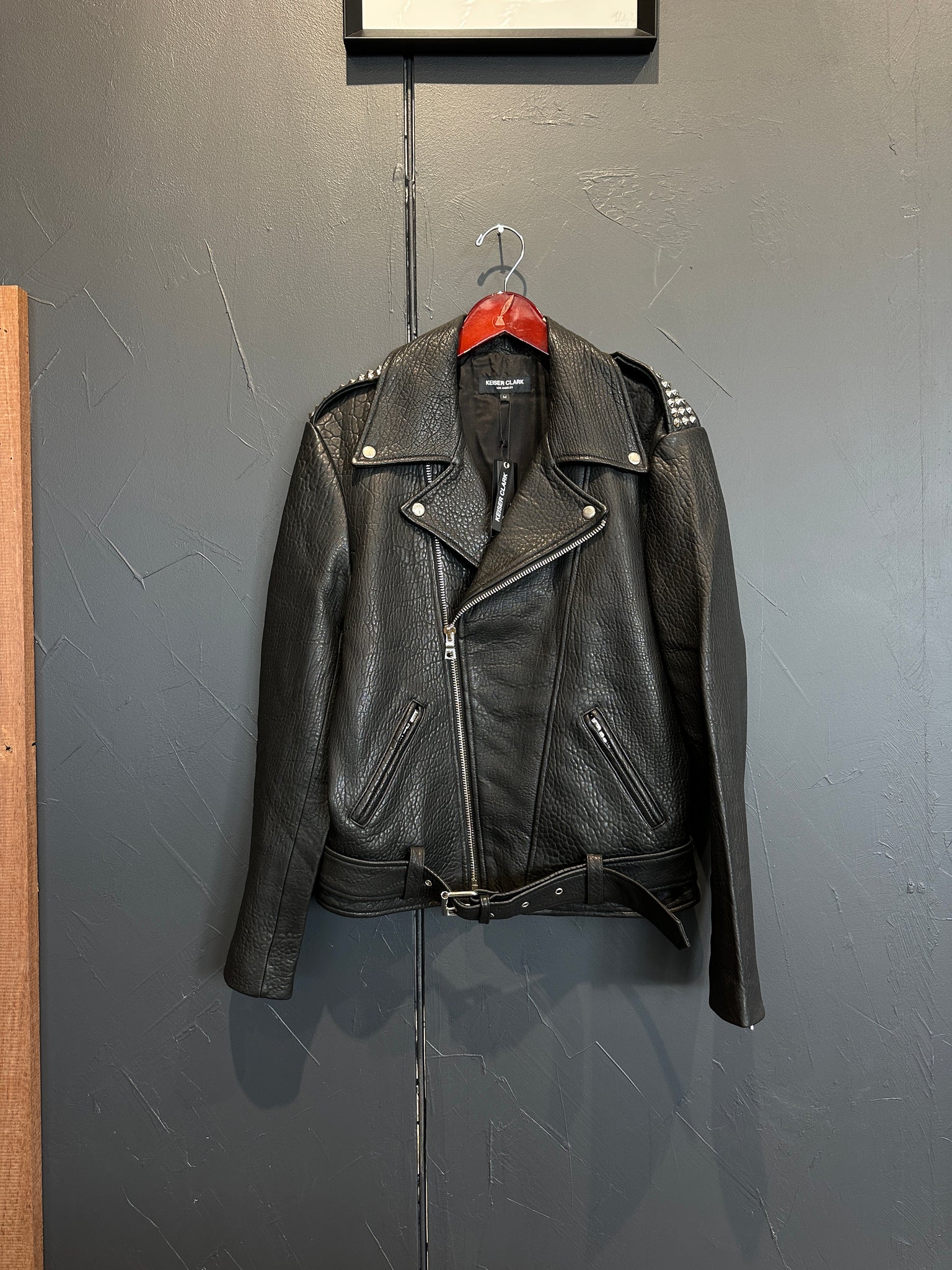 Keiser Clark Moto Leather Jacket Black