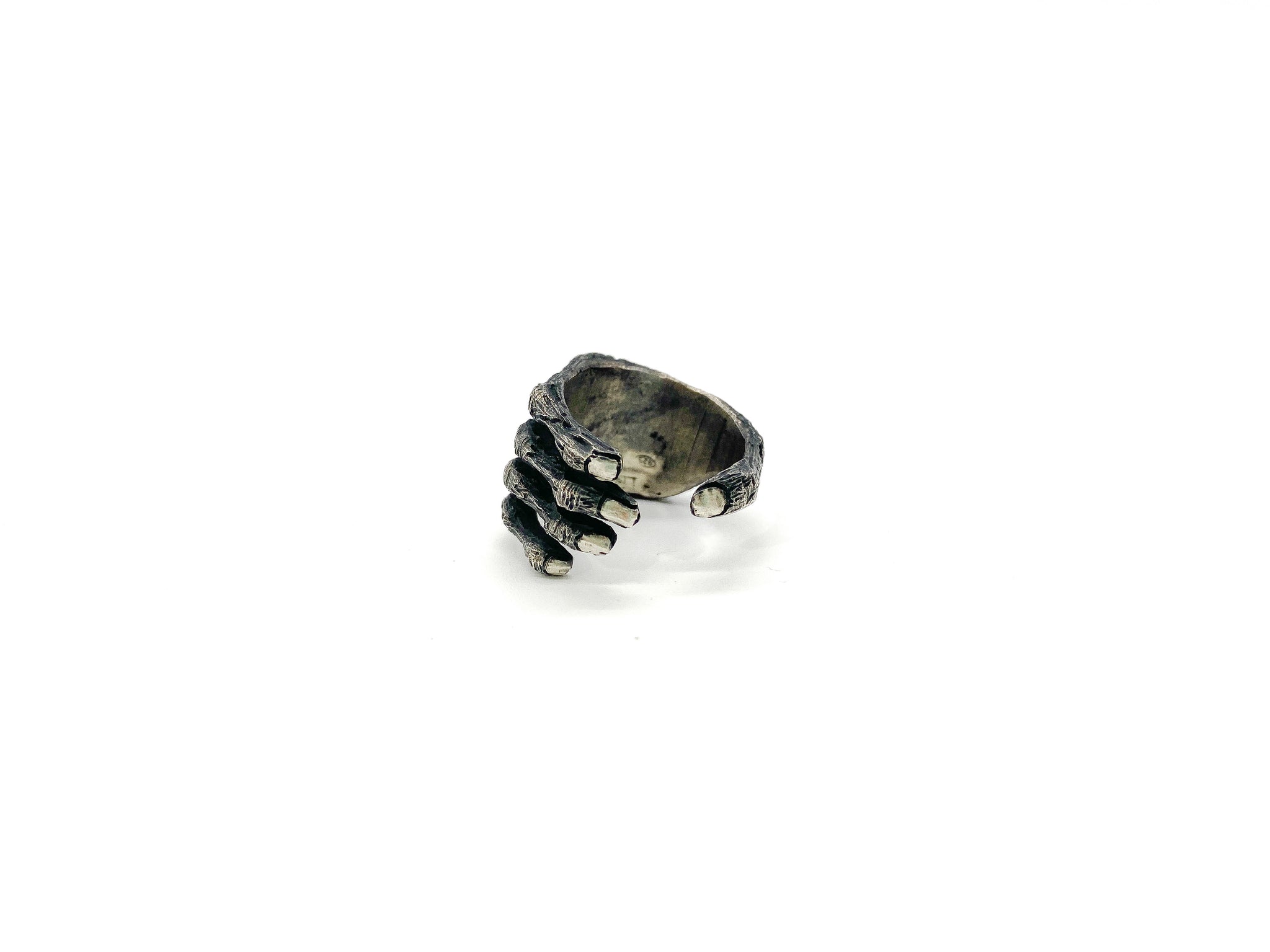 Oubliette Treasures Hand Ring Silver