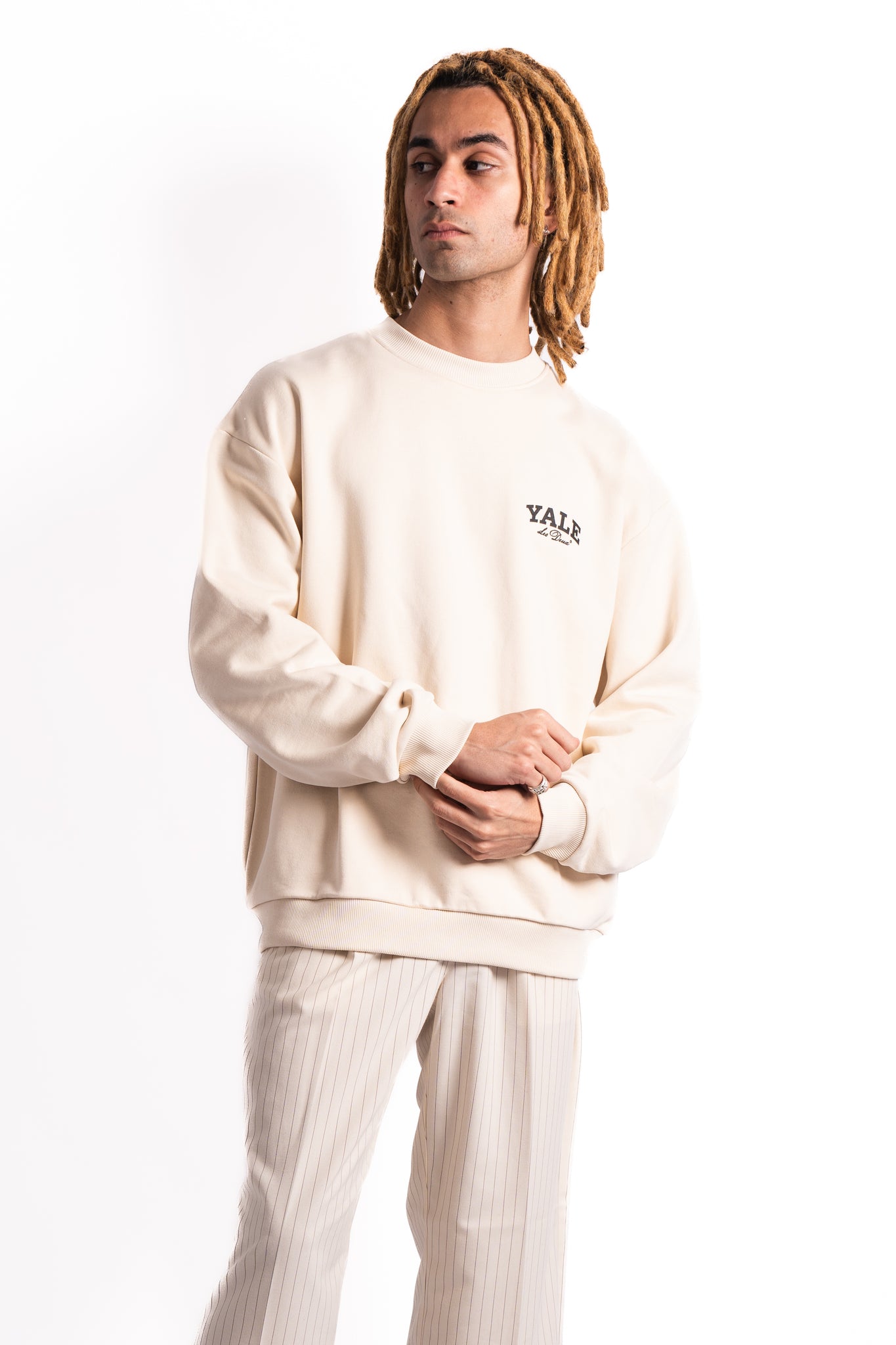 Les Deux x Yale Bulldog Sweatshirt Ivory